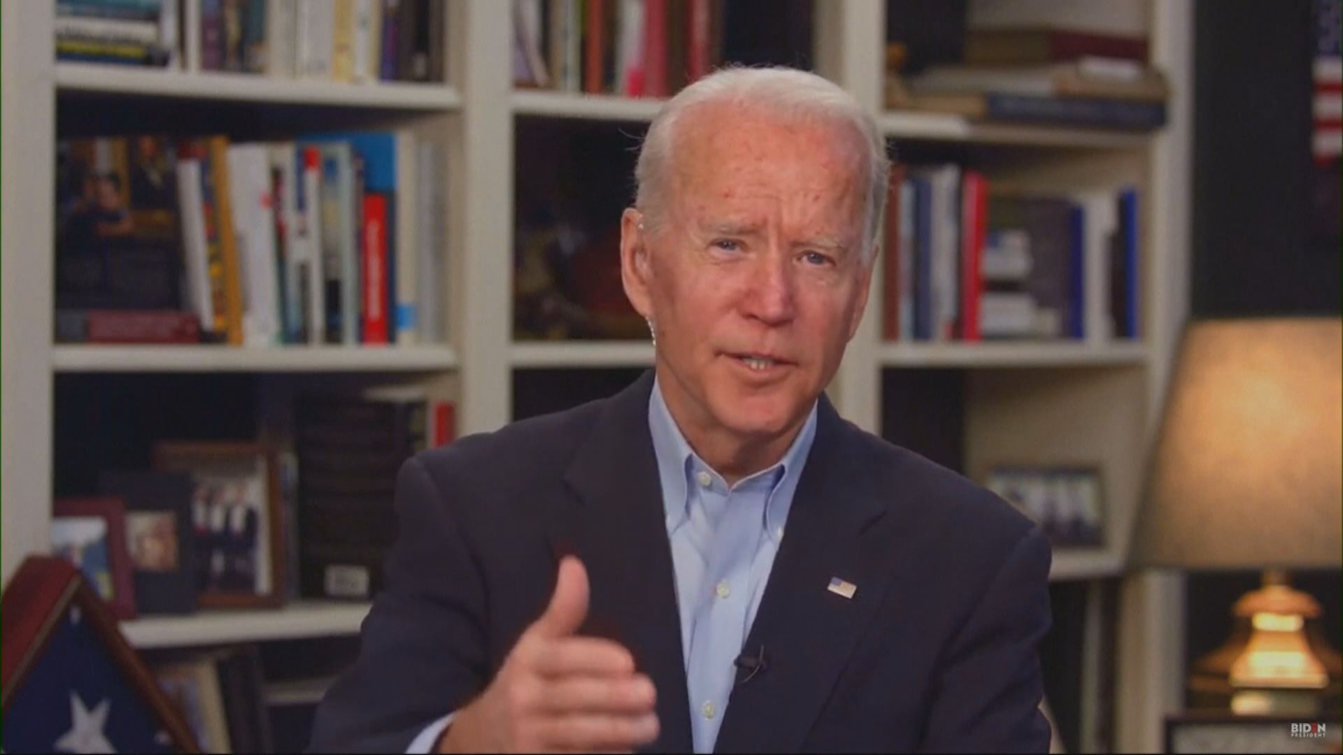 拜登篤定代民主黨出選　與特朗普於總統大選對決