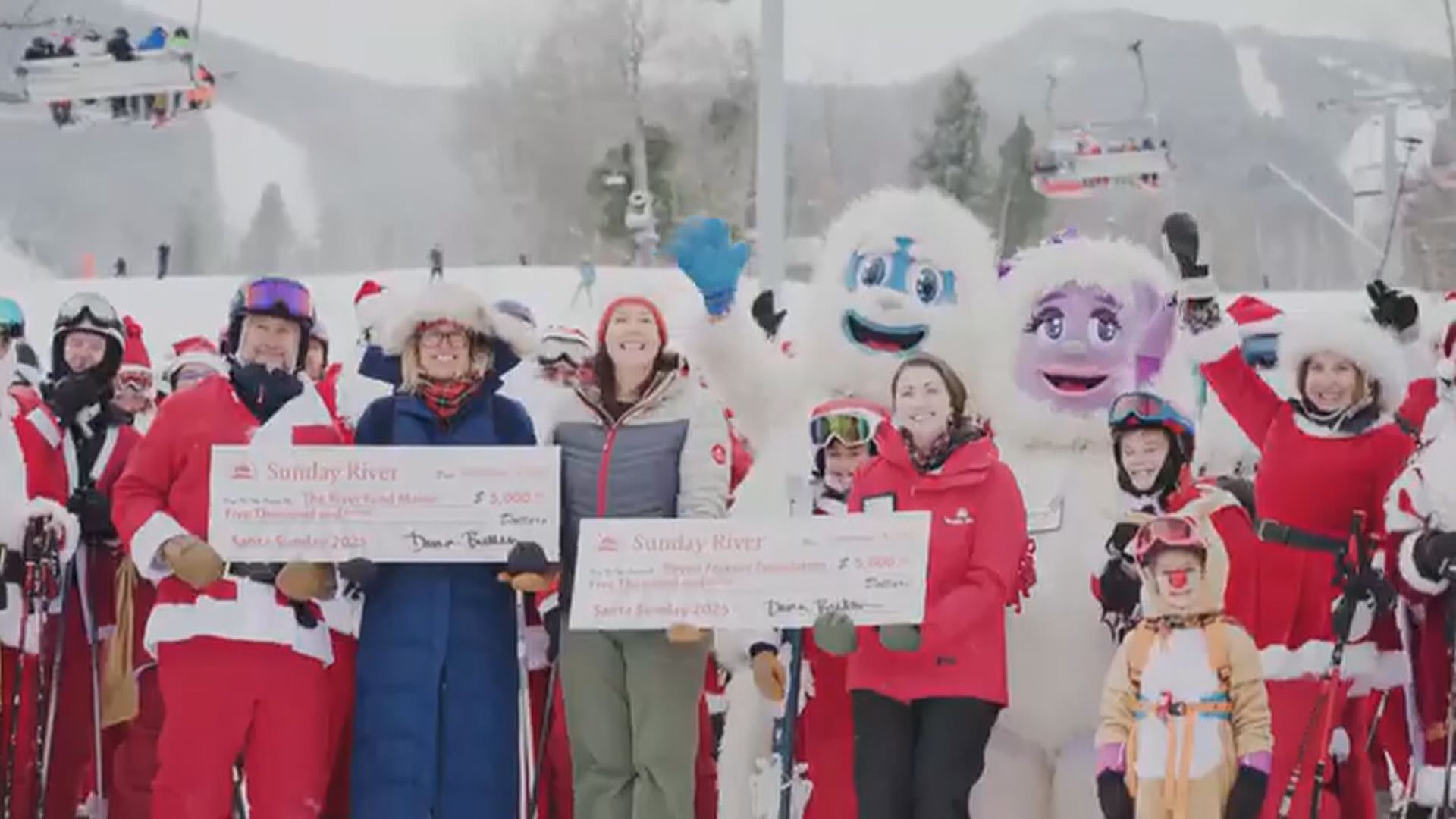 美國緬因州舉辦聖誕滑雪籌款活動　籌得1萬美元