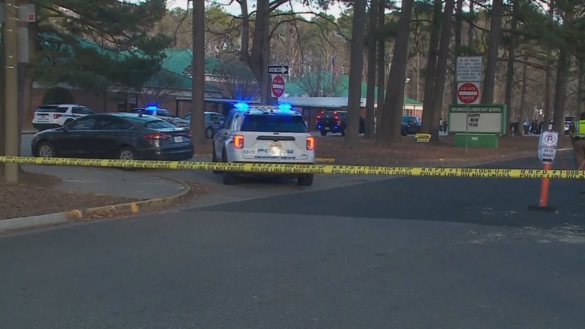 美國一名六歲小學生在課室內向老師開槍