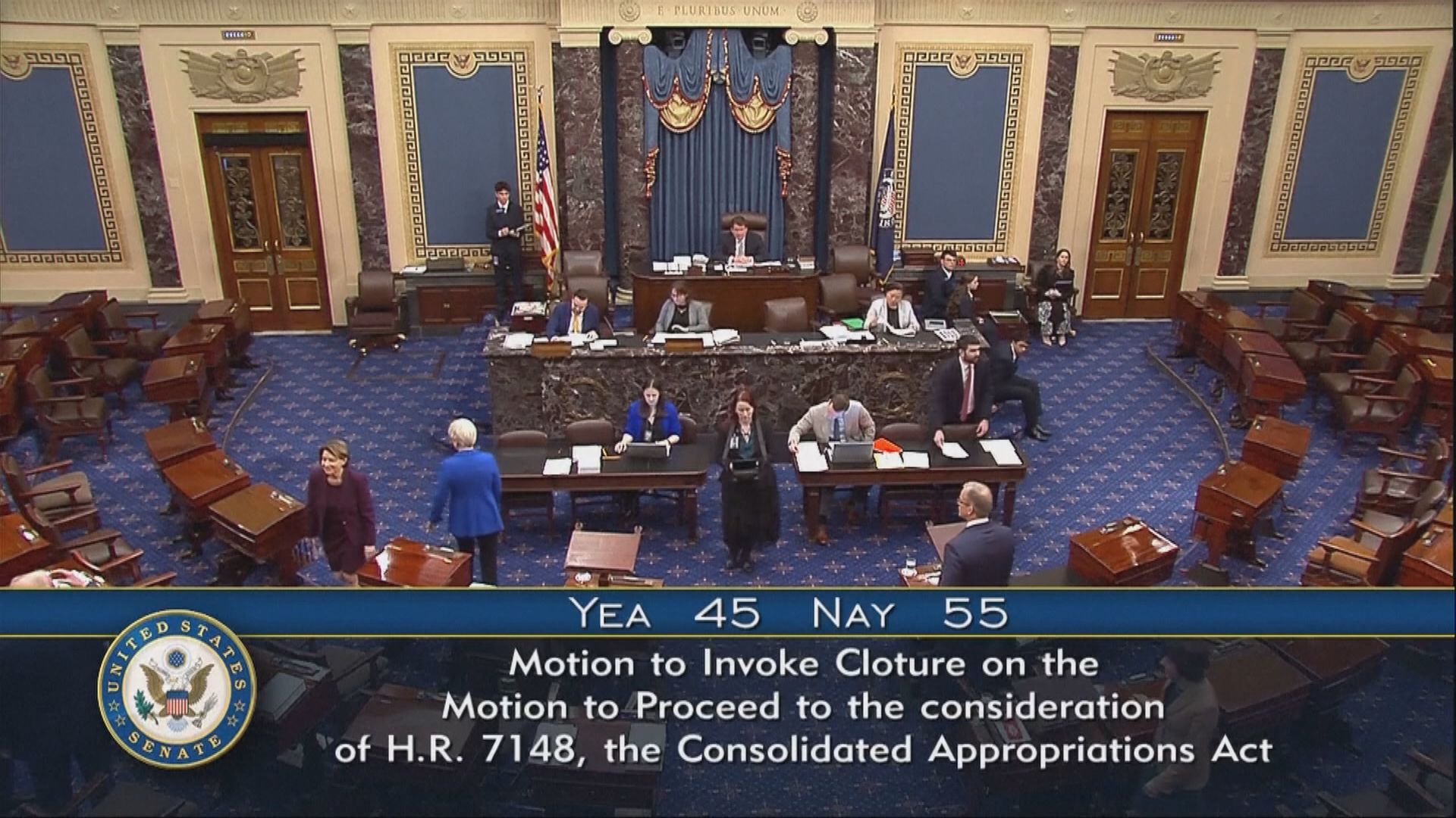 美國參議院未能通過撥款法案　聯邦政府恐陷局部停擺