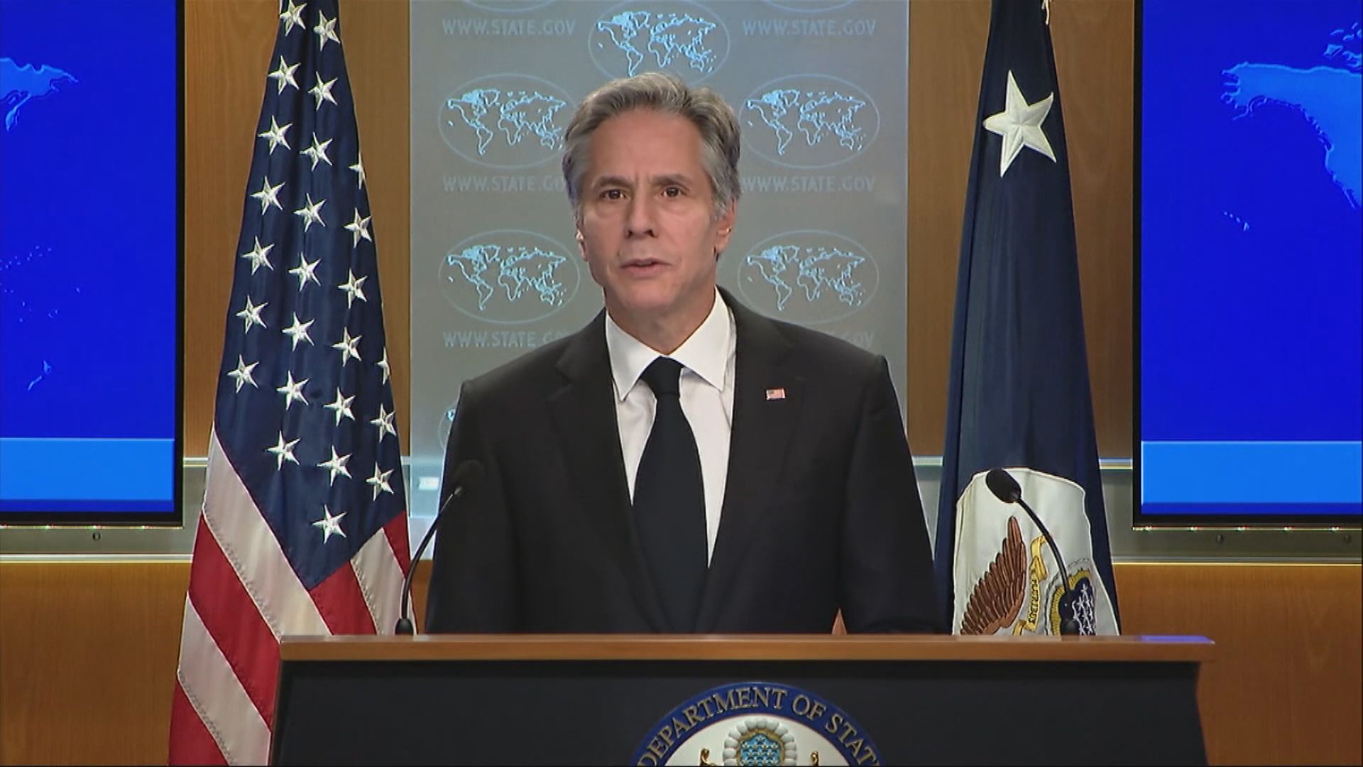 美國國務卿布林肯周三轉訪南韓