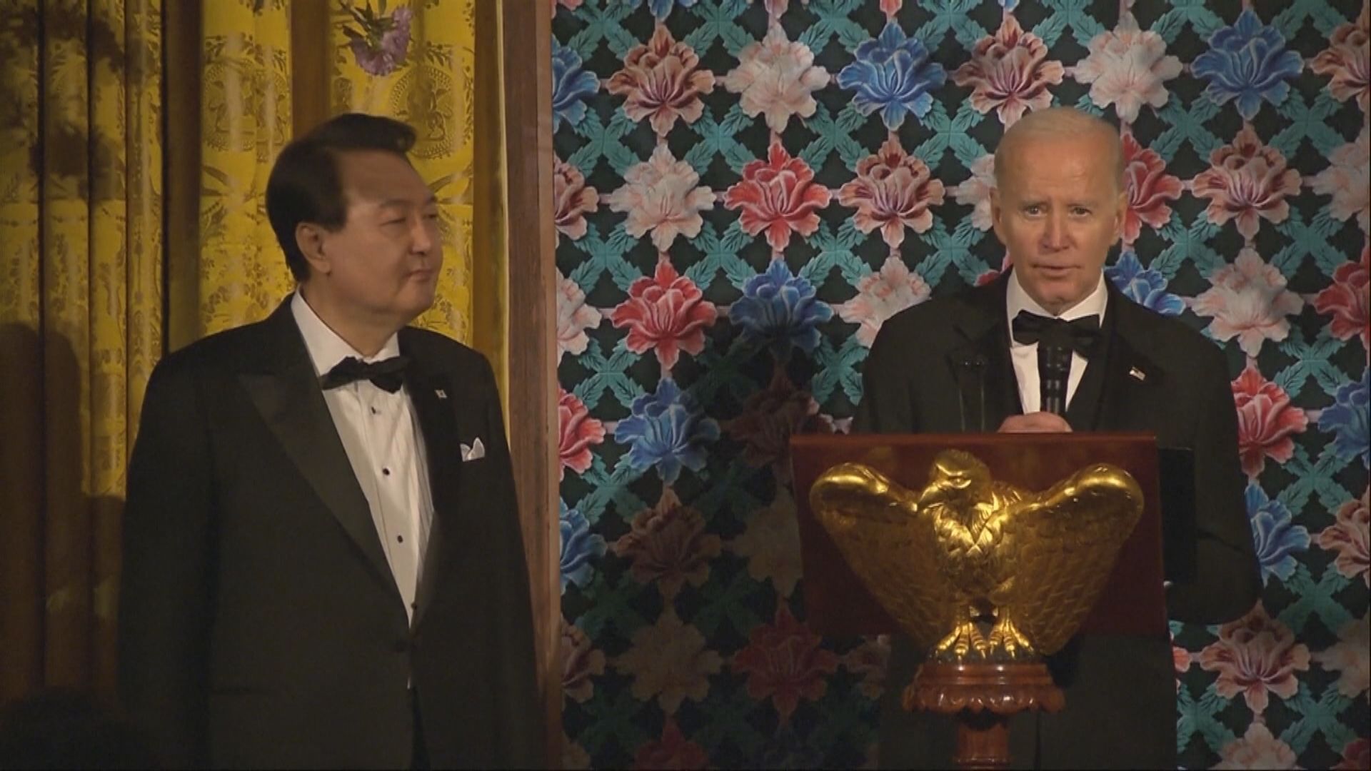 拜登為尹錫悅設國宴　重申美韓同盟團結