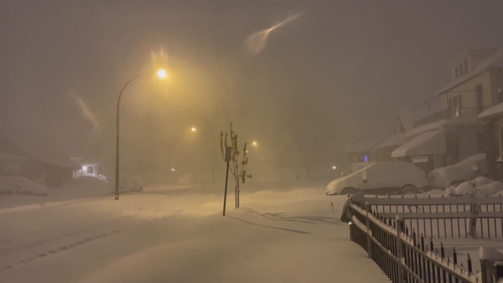 美紐約州下暴雪　部分地區積雪達1.8米