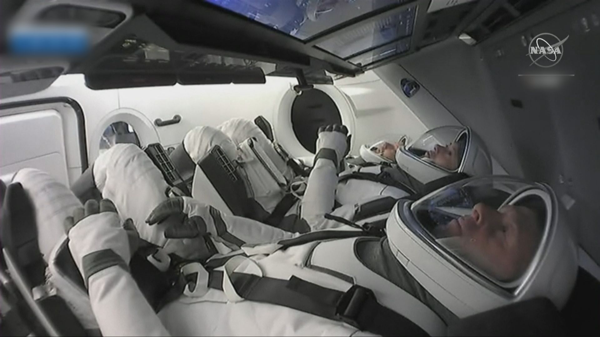 SpaceX龍飛船成功搭載太空人升空