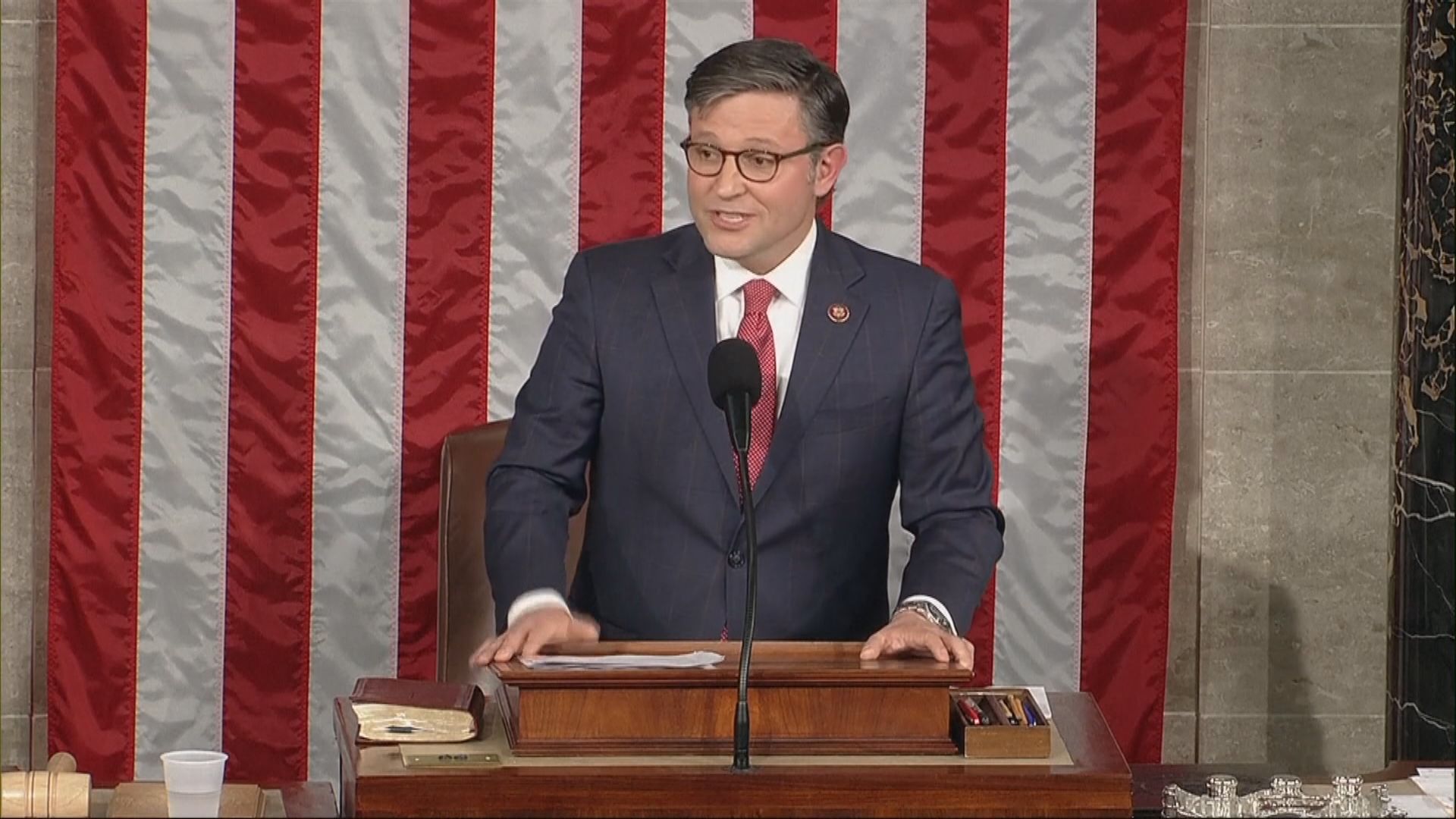 共和黨路易斯安那州眾議員約翰遜當選新任議長