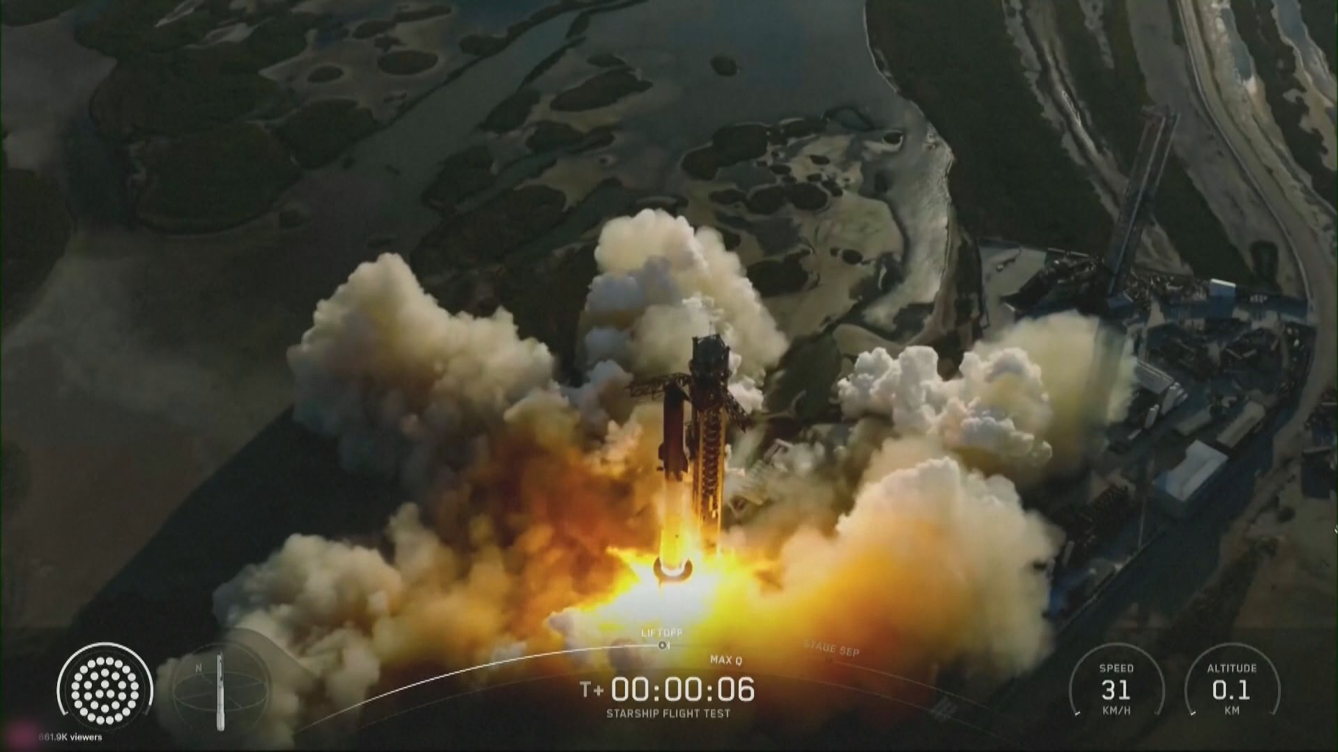 SpaceX星艦火箭進行第11次試射