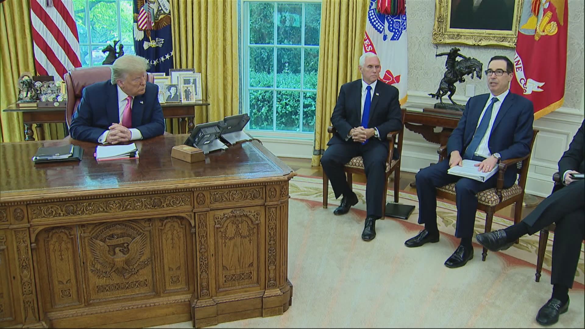 特朗普：共和黨在新一輪抗疫紓困方案磋商有進展