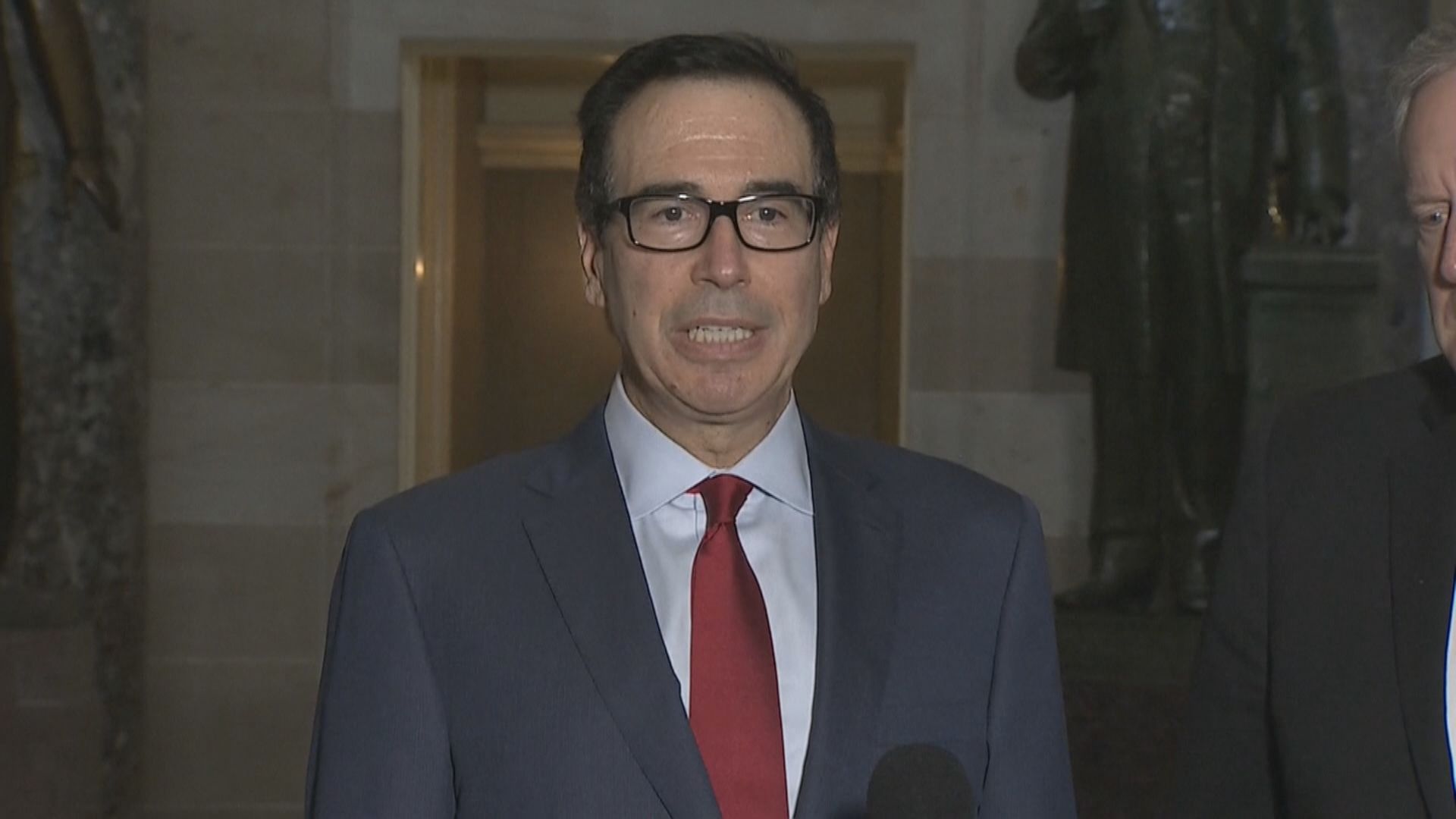 姆努欽冀佩洛西本周藉眾議院開會重啟刺激方案協商