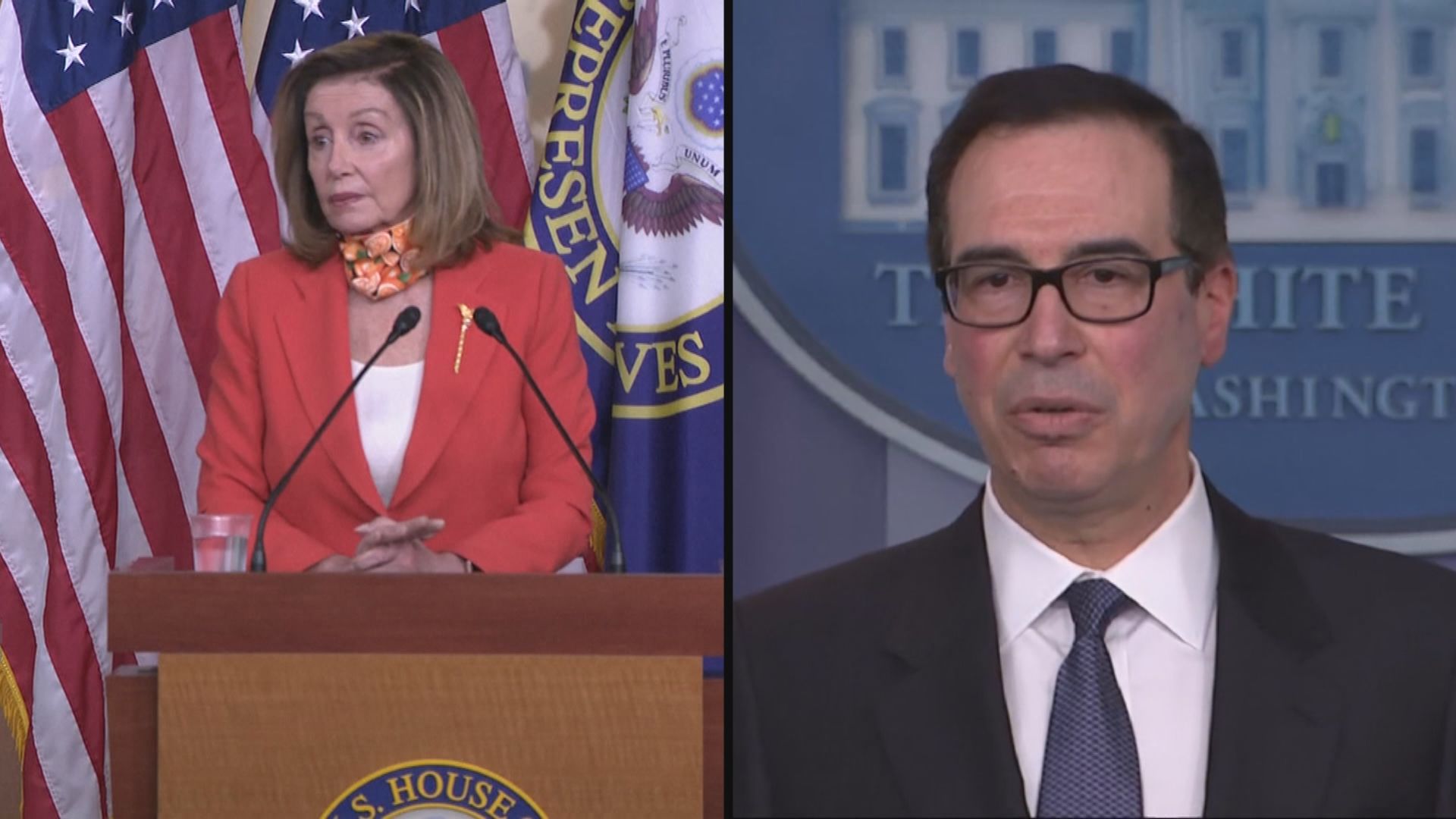 佩洛西與姆努欽就新刺激方案收窄分歧