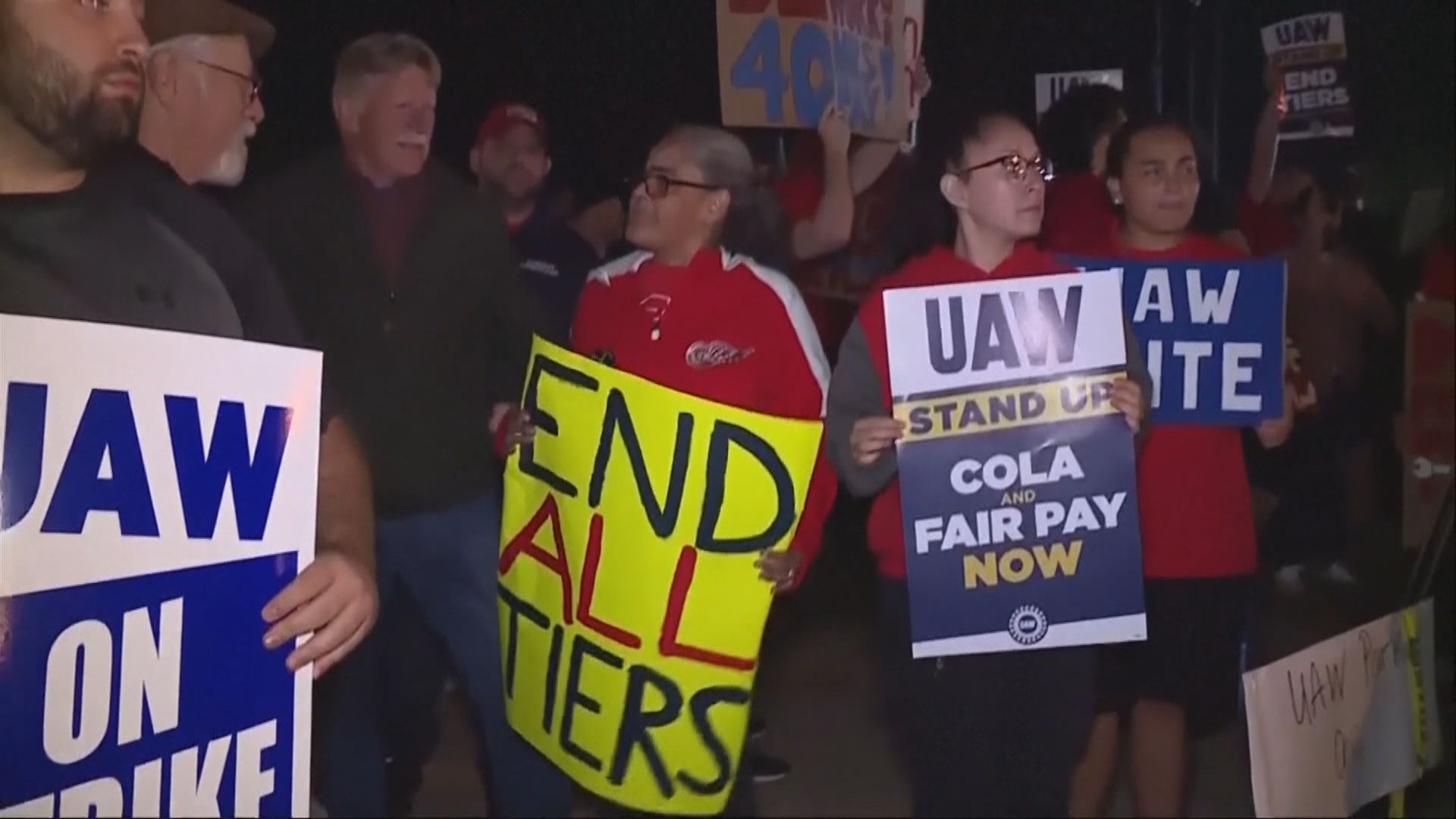 美國汽車業工會發起罷工 逾萬工人參與