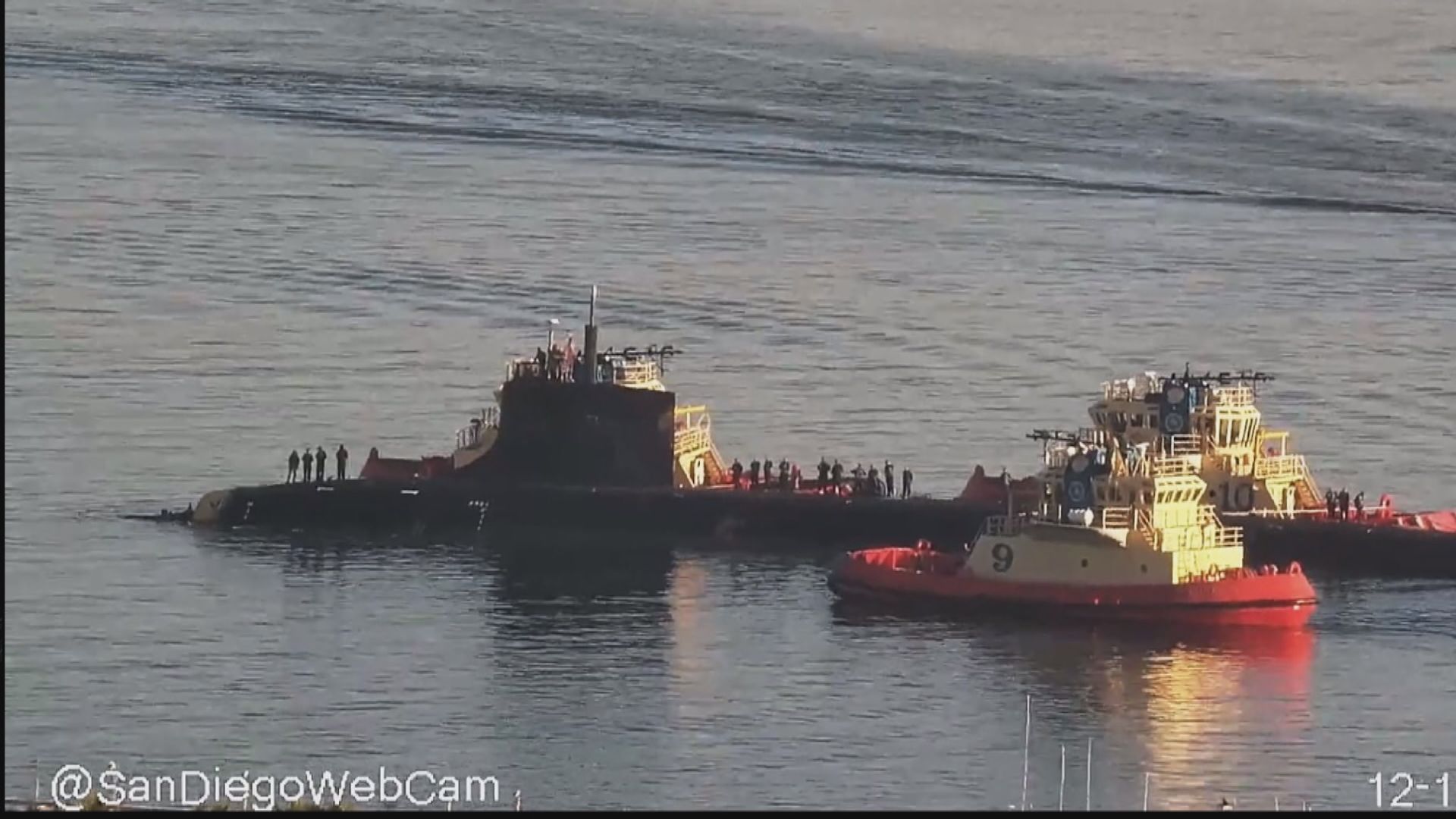 康涅狄格號已抵加州聖迭戈