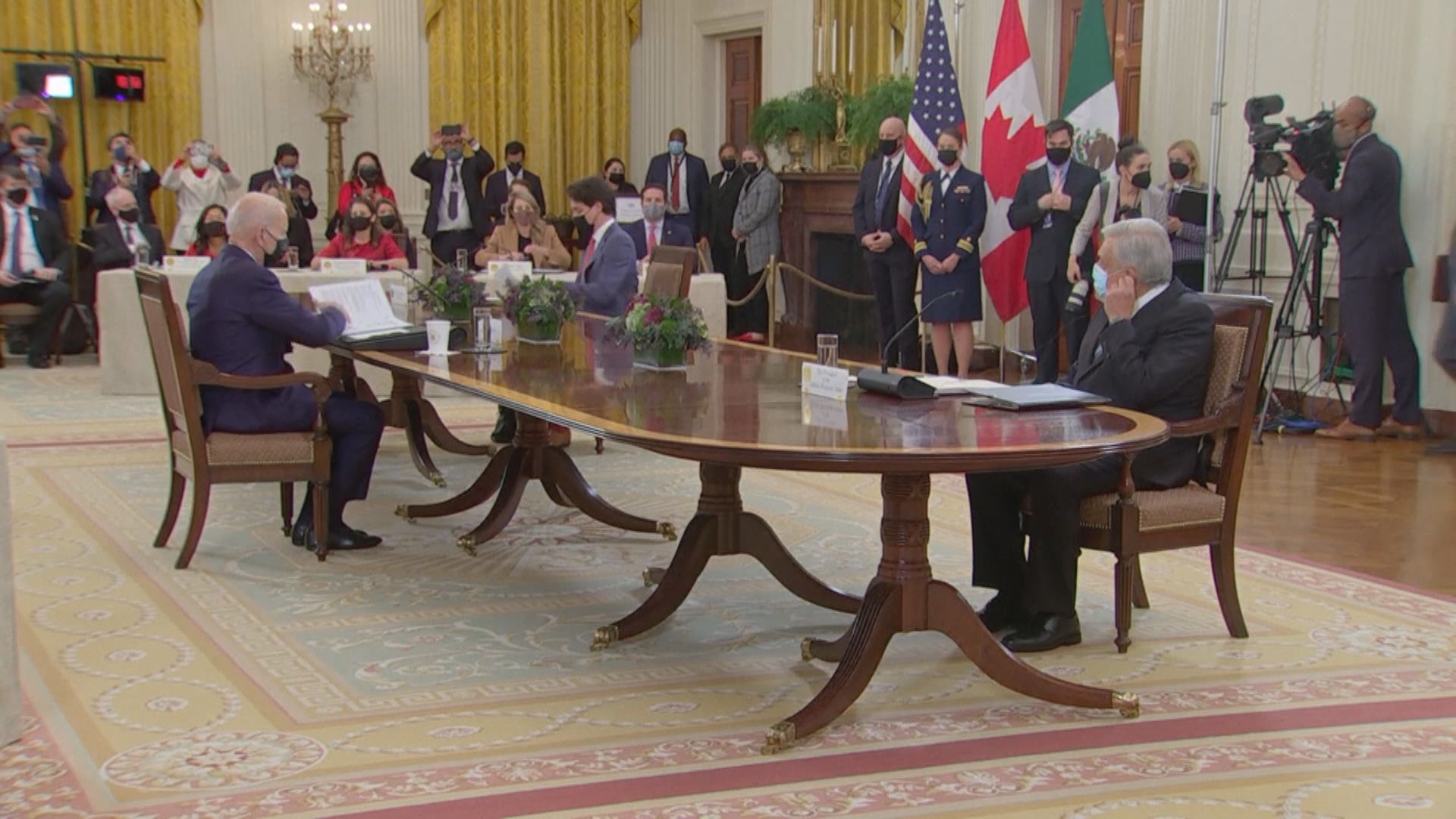 美加墨領袖舉行北美峰會　同意加強地區供應鏈