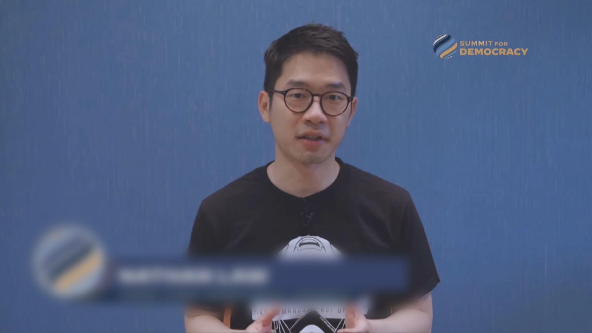 羅冠聰呼籲國際社會以實際行動令中國為自身行為負責