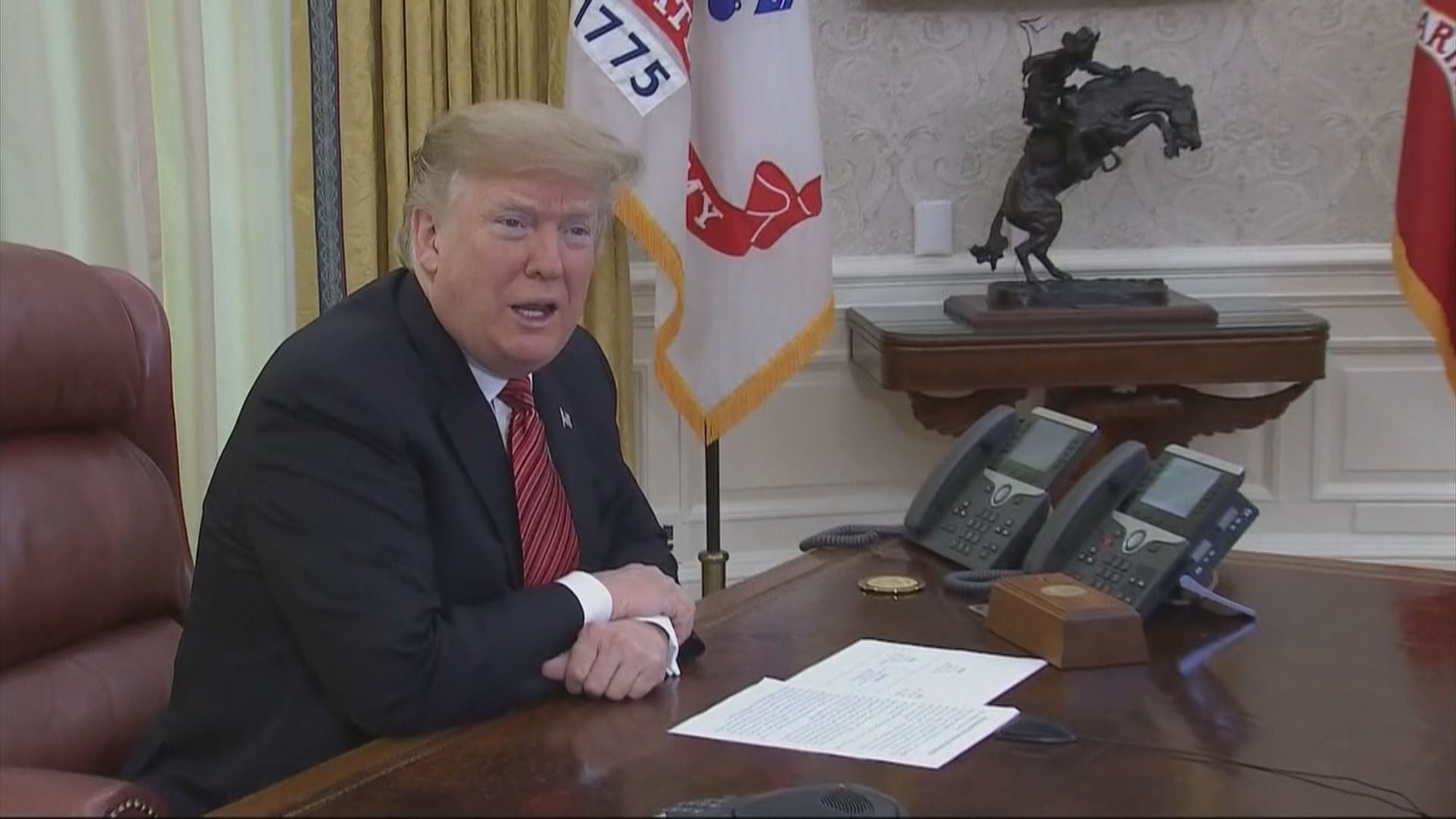 特朗普：圍牆建立前政府將繼續停擺