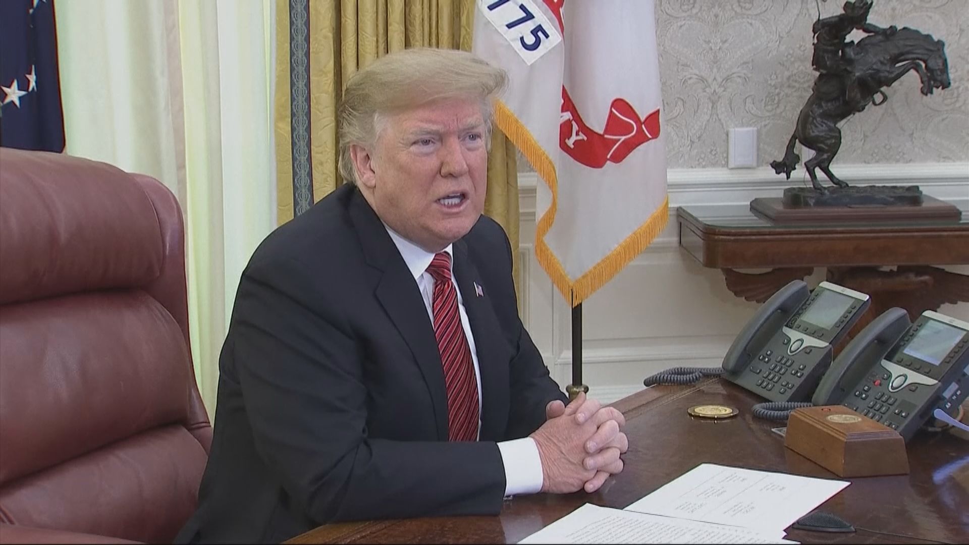 特朗普：圍牆建立前政府將繼續停擺