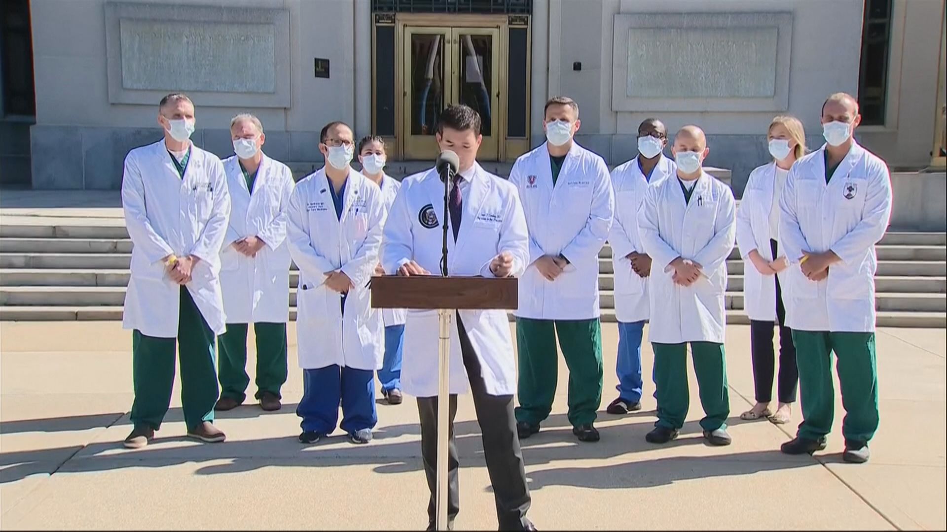 醫生團隊指特朗普情況非常好沒有再發燒