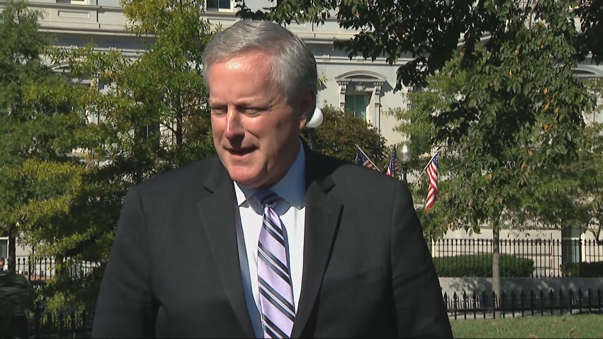 白宮幕僚長：特朗普病情好轉　準備好恢復原本工作日程