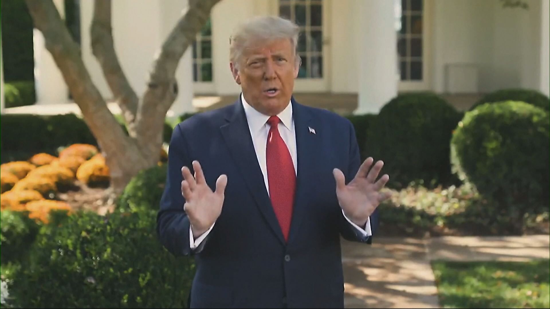 特朗普承諾爭取緊急授權　讓民眾免費使用試驗中抗體雞尾酒藥物