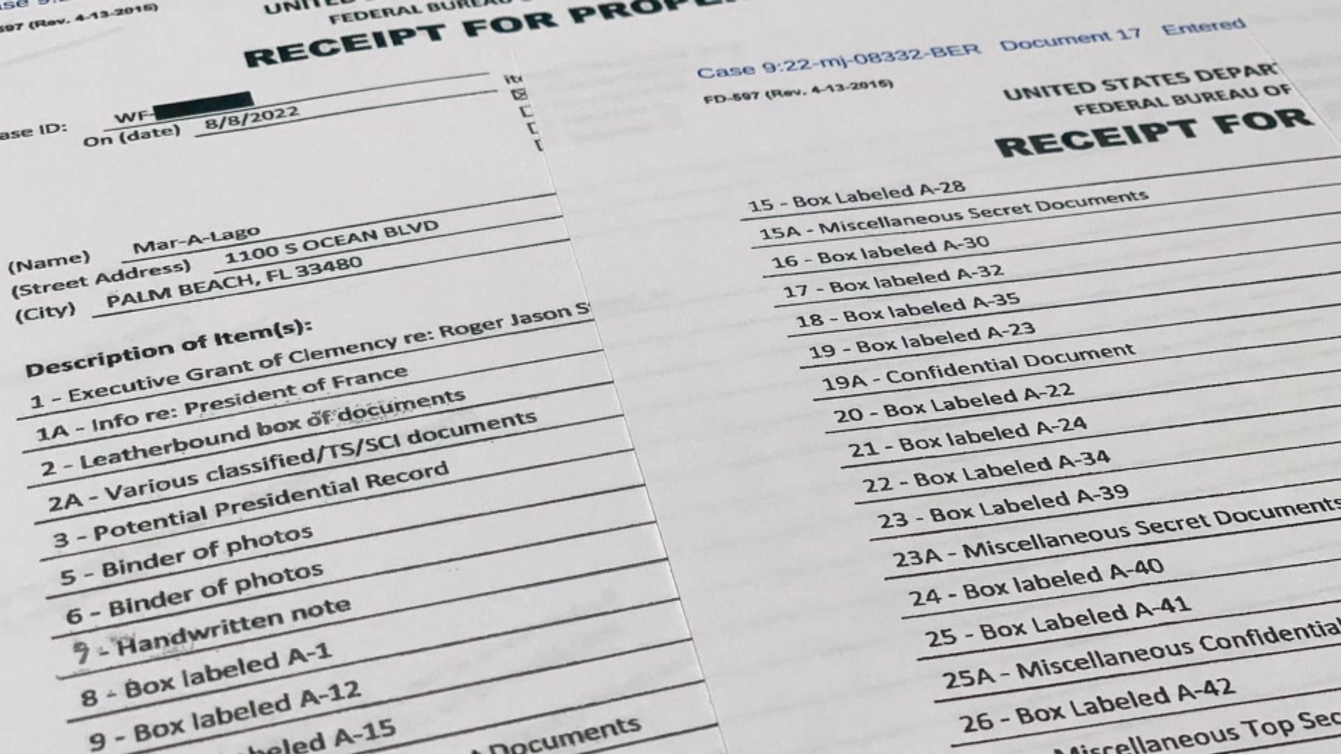 美國法官指傾向公開部分搜查特朗普別墅宣誓書內容