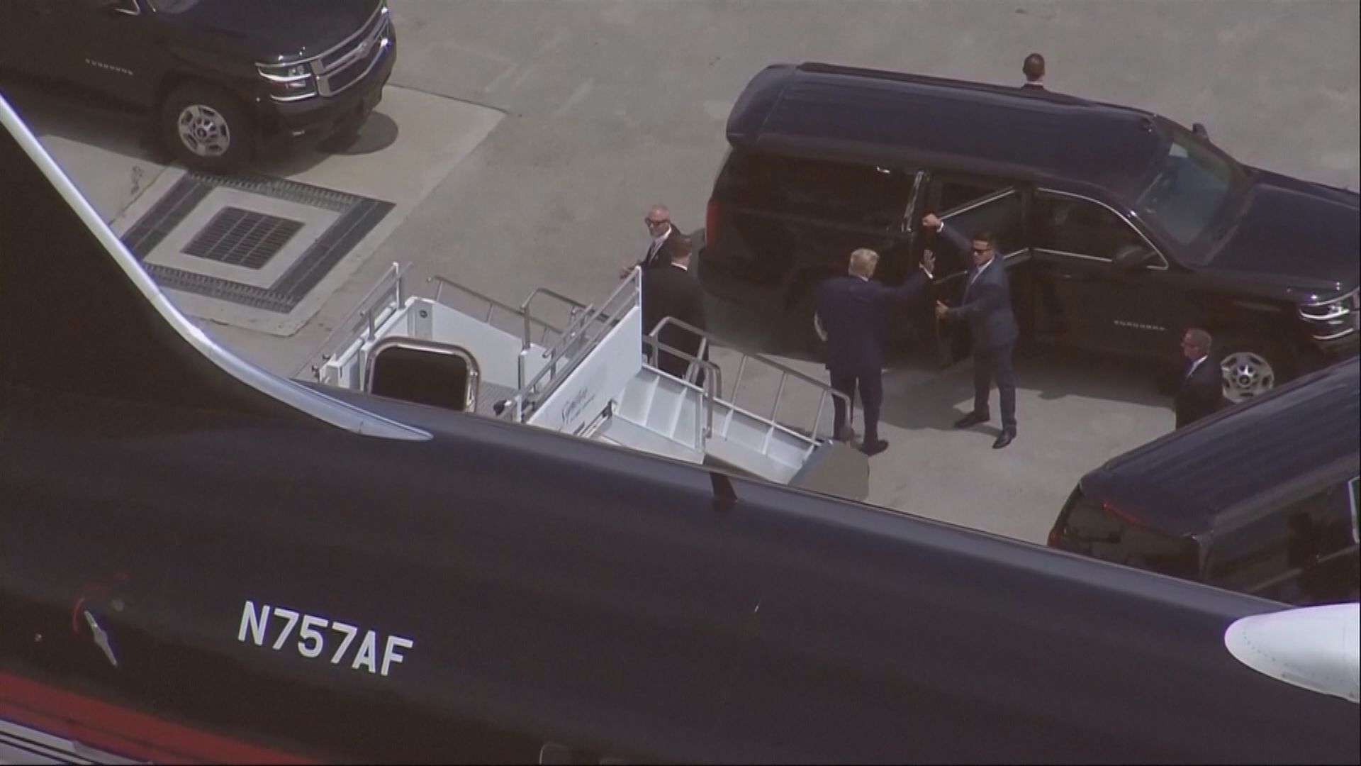 特朗普抵達邁阿密準備就機密文件案出庭