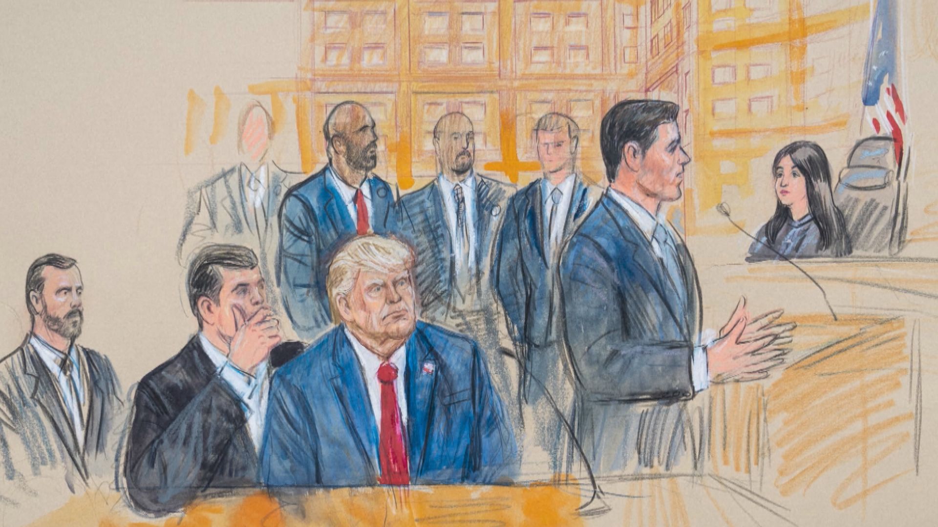 特朗普就企圖推翻大選結果刑事指控出庭 否認全部控罪