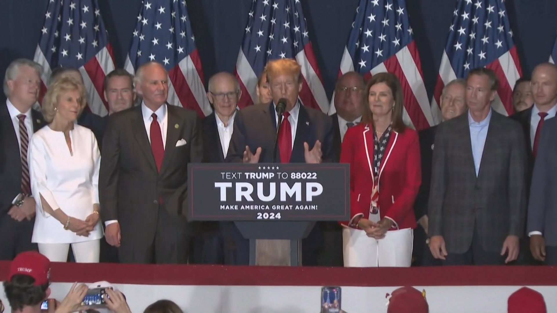 美國共和黨南卡州初選 票站調查算特朗普勝出