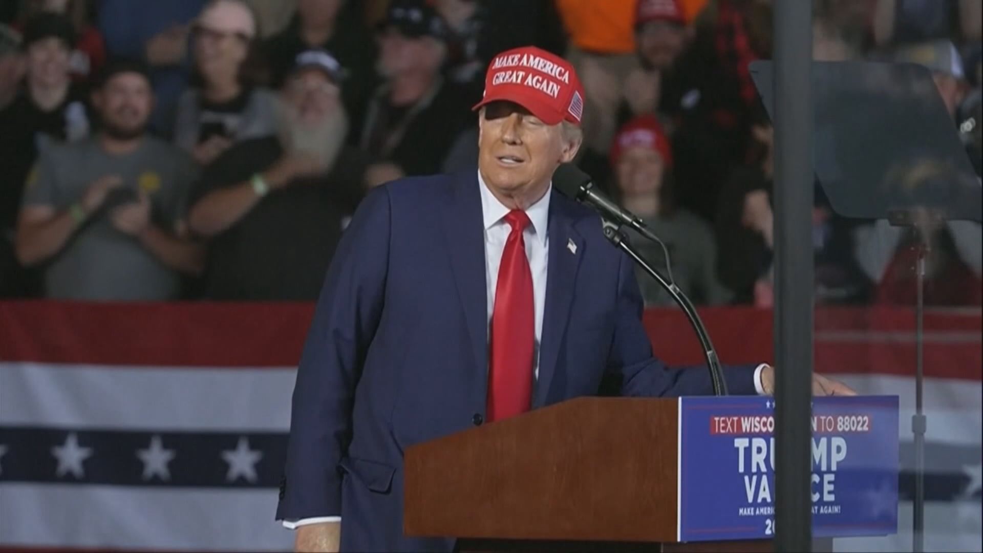 特朗普八日四訪威斯康星力爭搖擺州　造勢被批鼓吹極右思潮