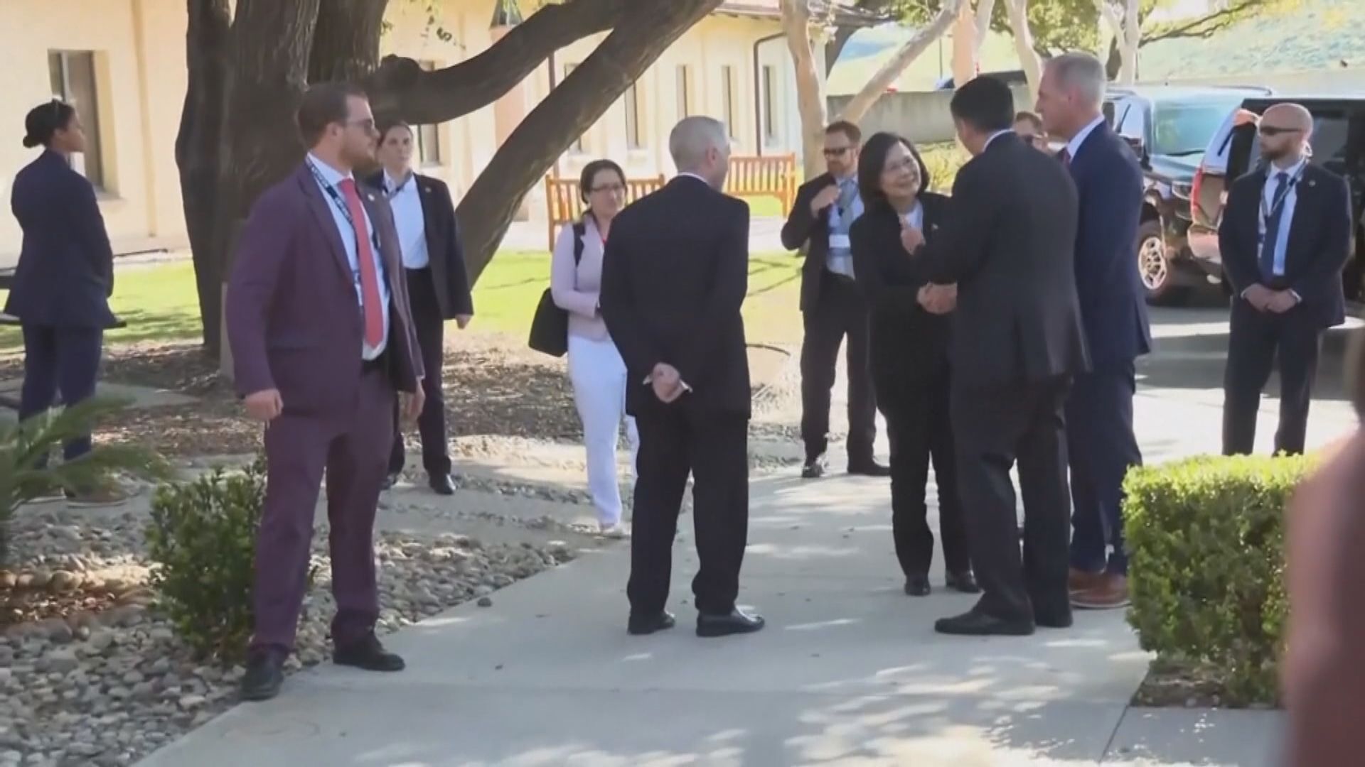 麥卡錫於加州與蔡英文會面　蔡英文：台灣將致力維持和平現狀