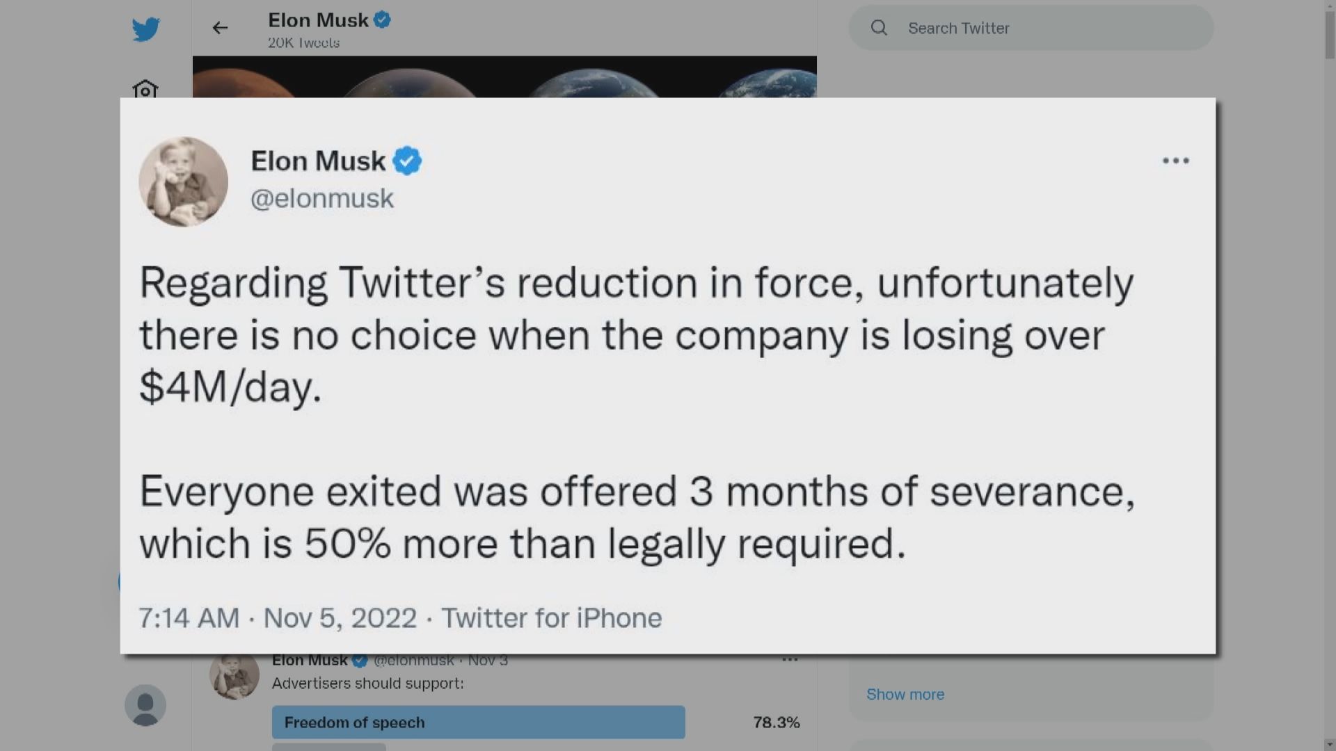 Twitter裁走一半員工　部分部門遭「滅組」