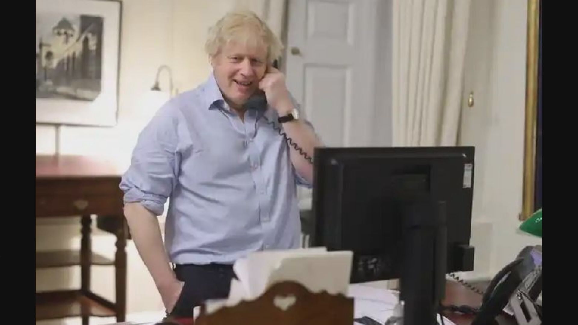 約翰遜與拜登通電話討論氣候變化及人權等問題