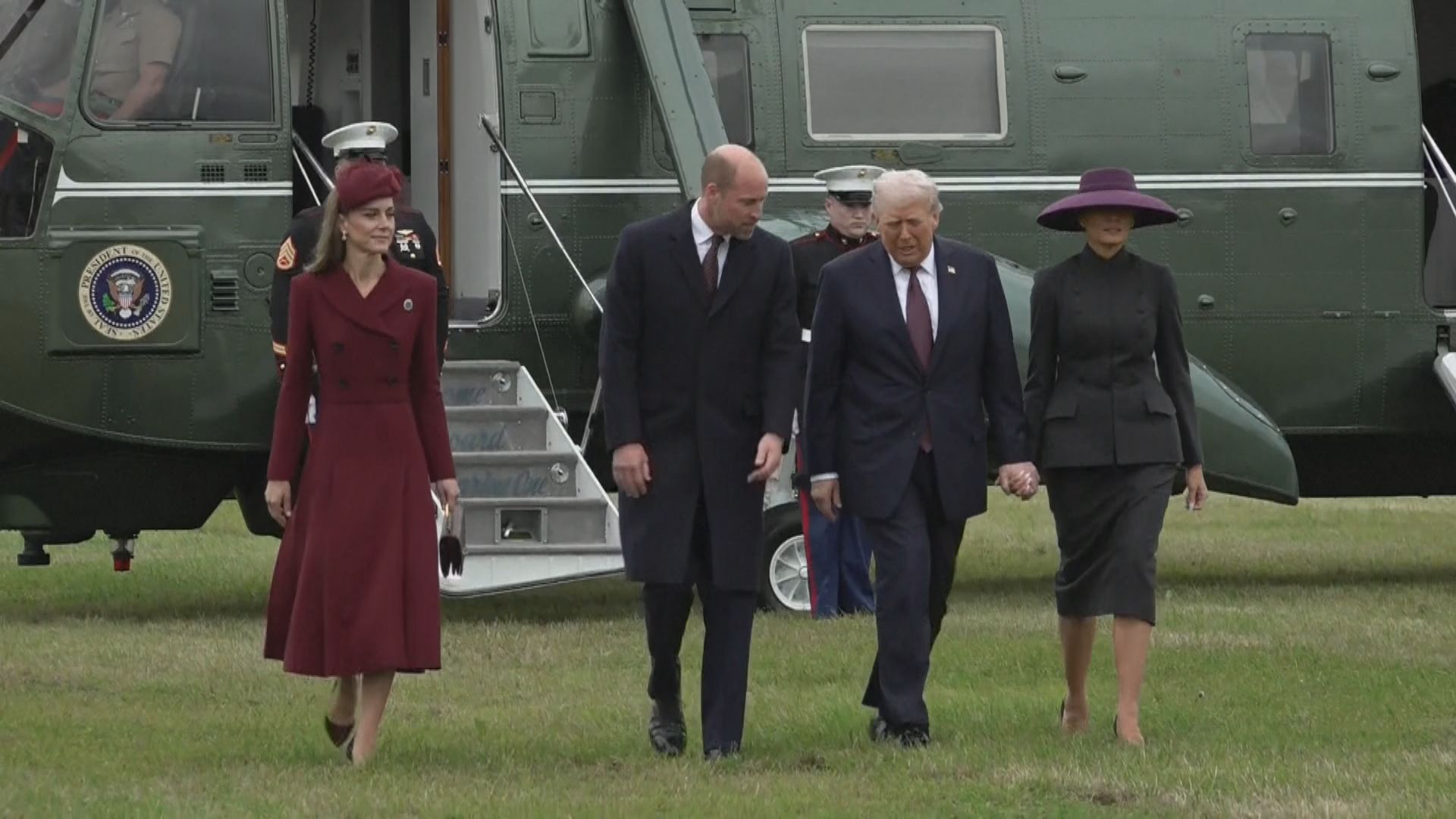 特朗普國事訪問英國　抵溫莎堡獲王室接待