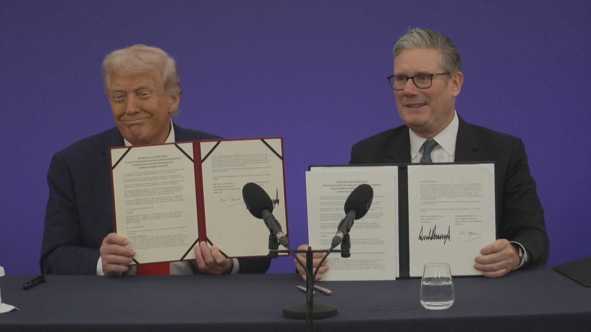 特朗普繼續訪英　與施紀賢簽署「科技繁榮協議」