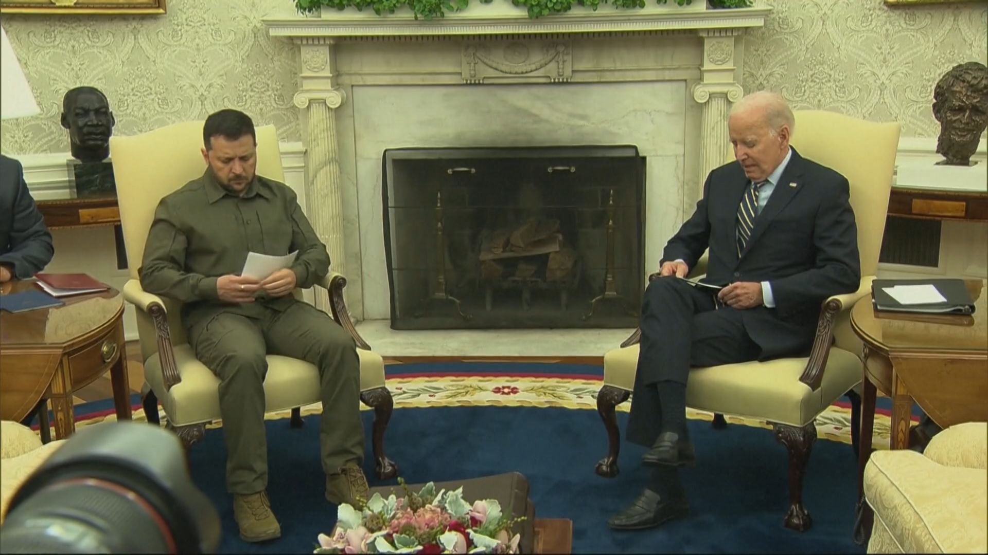 拜登會晤澤連斯基 重申美國續支持烏克蘭