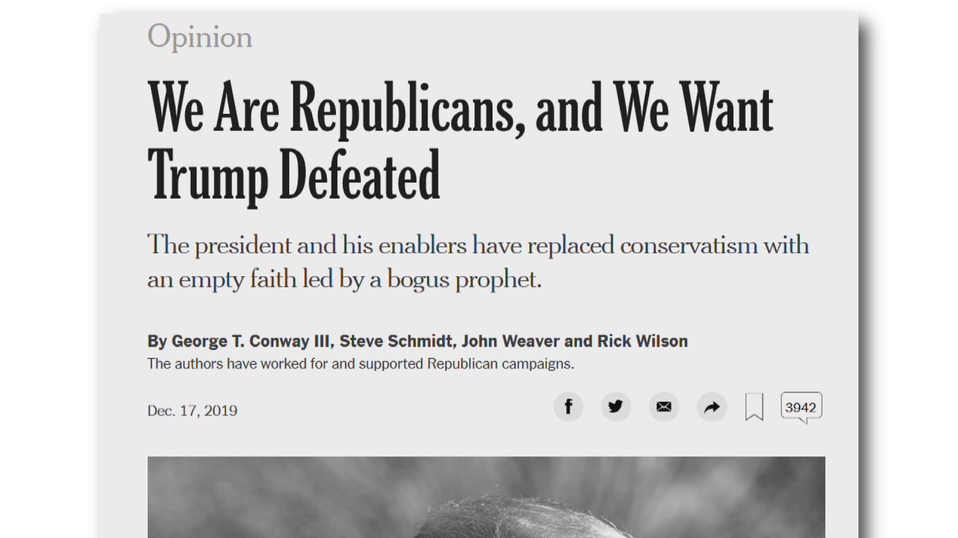 為讓特朗普敗選　共和黨人不惜轉投民主黨