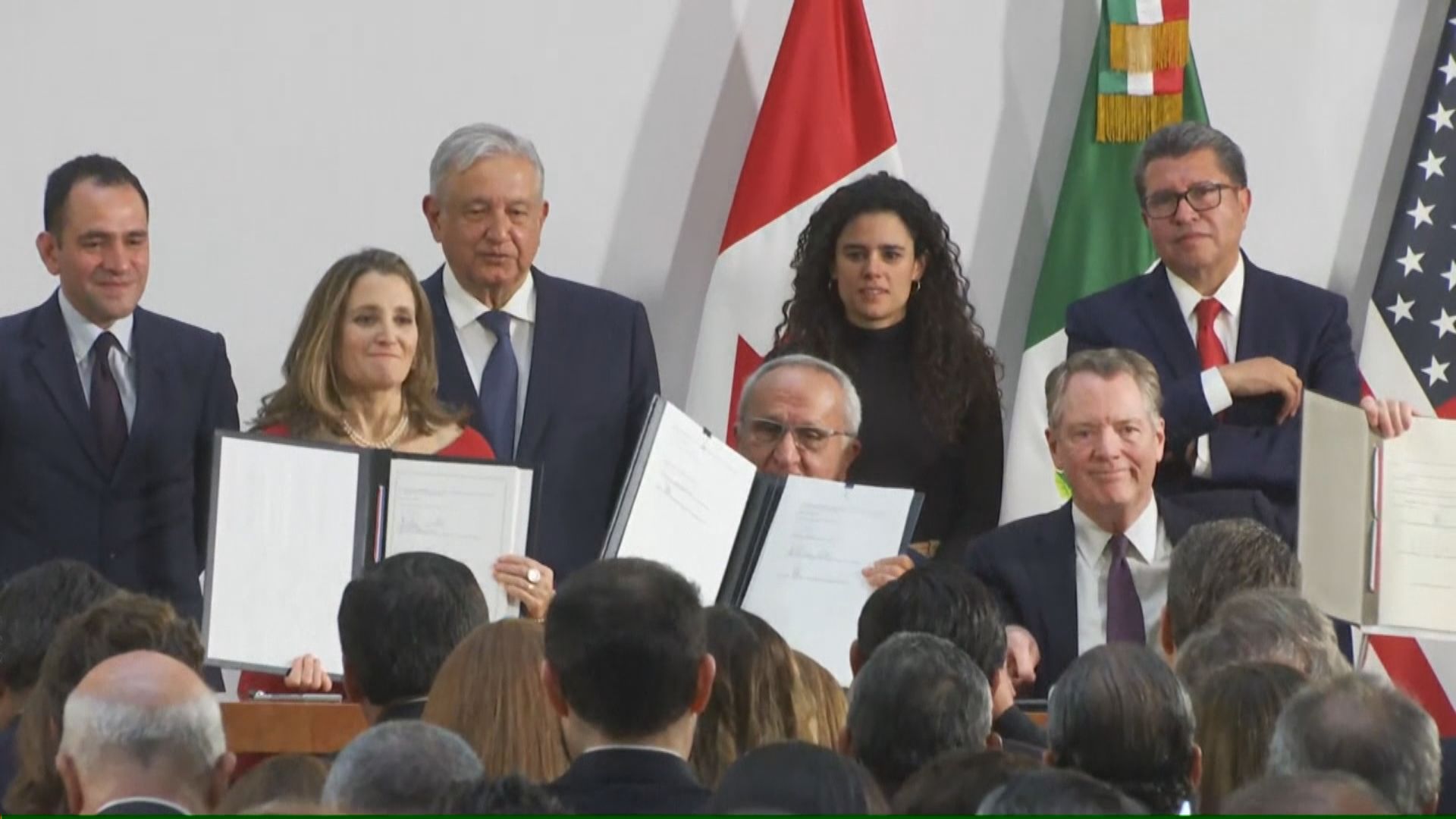 美墨加簽署經修訂的貿易協議