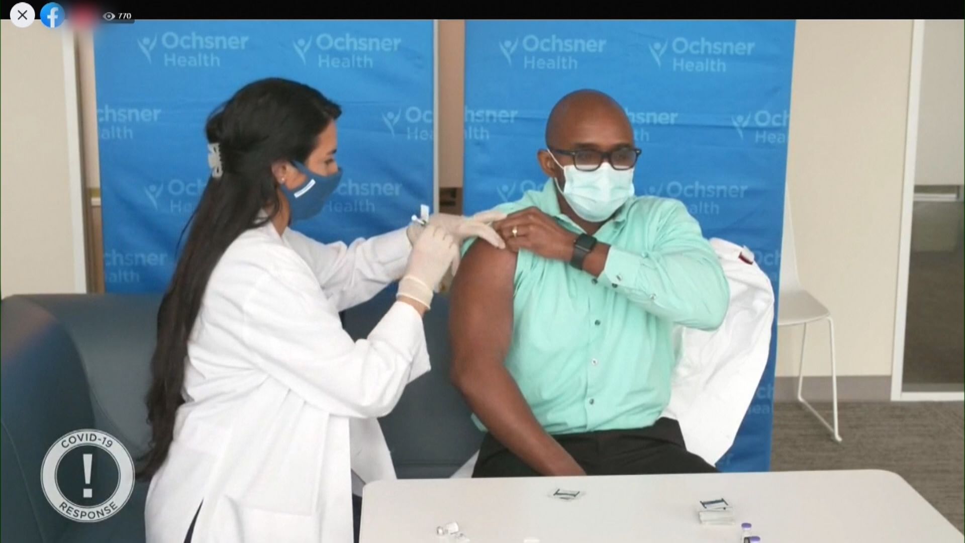 美國開始為民眾接種新冠病毒疫苗　首位接種護士形容疫苗帶來希望