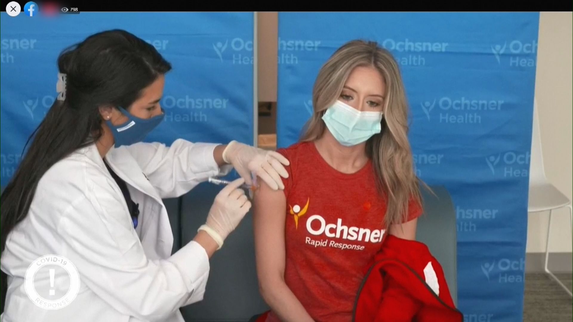 美國為民眾接種新冠病毒疫苗　料本月底二千萬人接種