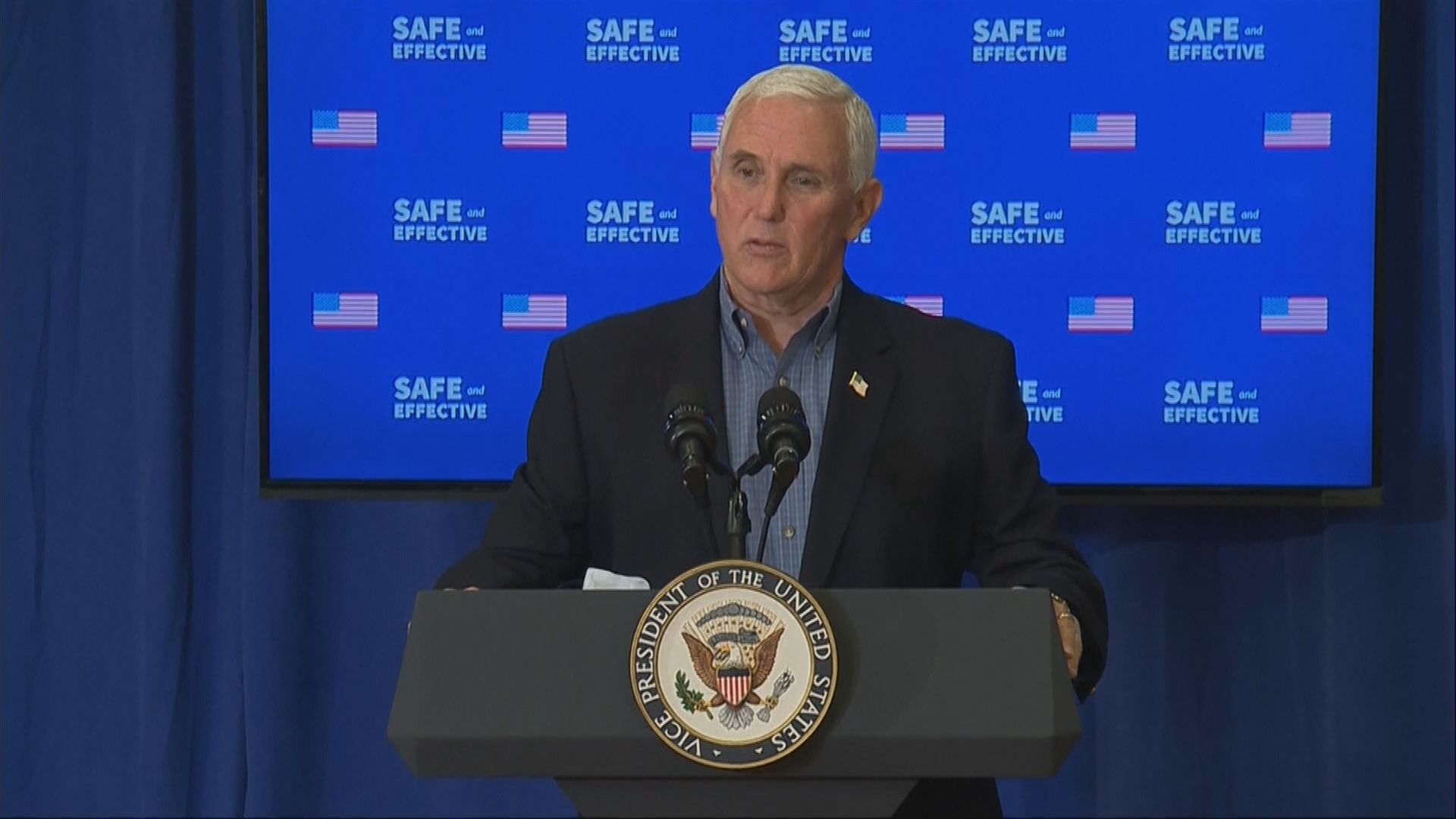 彭斯夫婦公開接種輝瑞新冠病毒疫苗冀加強民眾信心