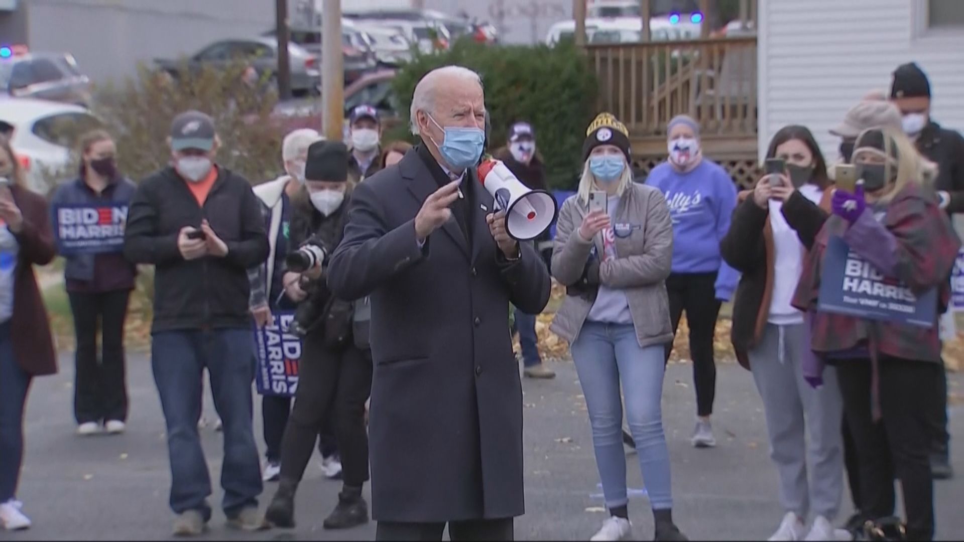 特朗普聲言有信心勝選　拜登轉到賓夕法尼亞州造勢