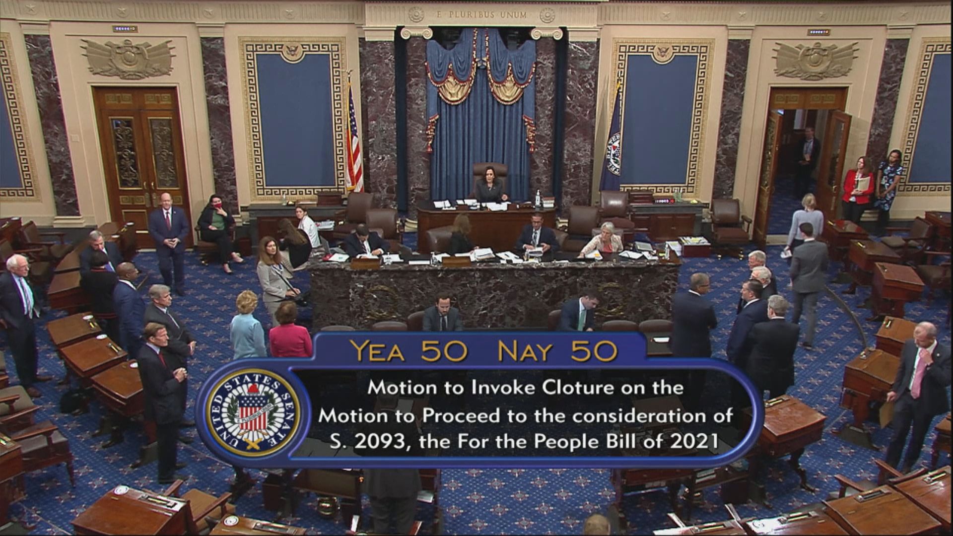 美國參議院否決辯論選舉改革法案