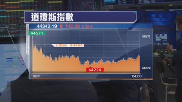 道指及標指下跌 　納指再創新高