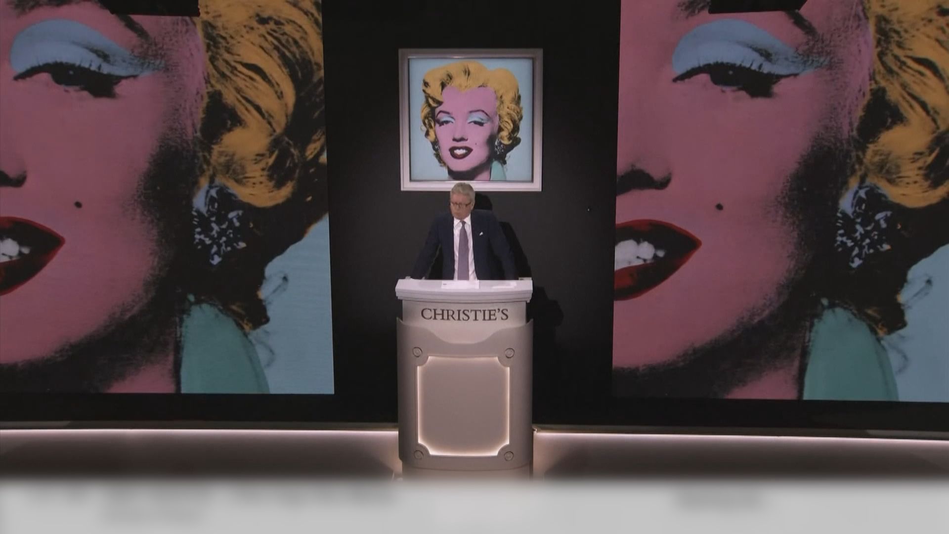 普普大師安迪華荷一幅夢露畫作創拍賣紀錄