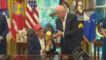 特朗普宣布美墨加世界盃分組抽簽將在華盛頓舉行