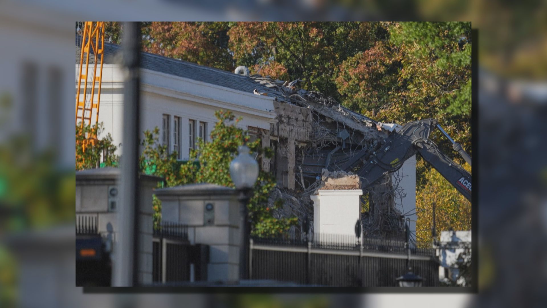 白宮開始拆除東翼建築物　計劃改建為宴會廳