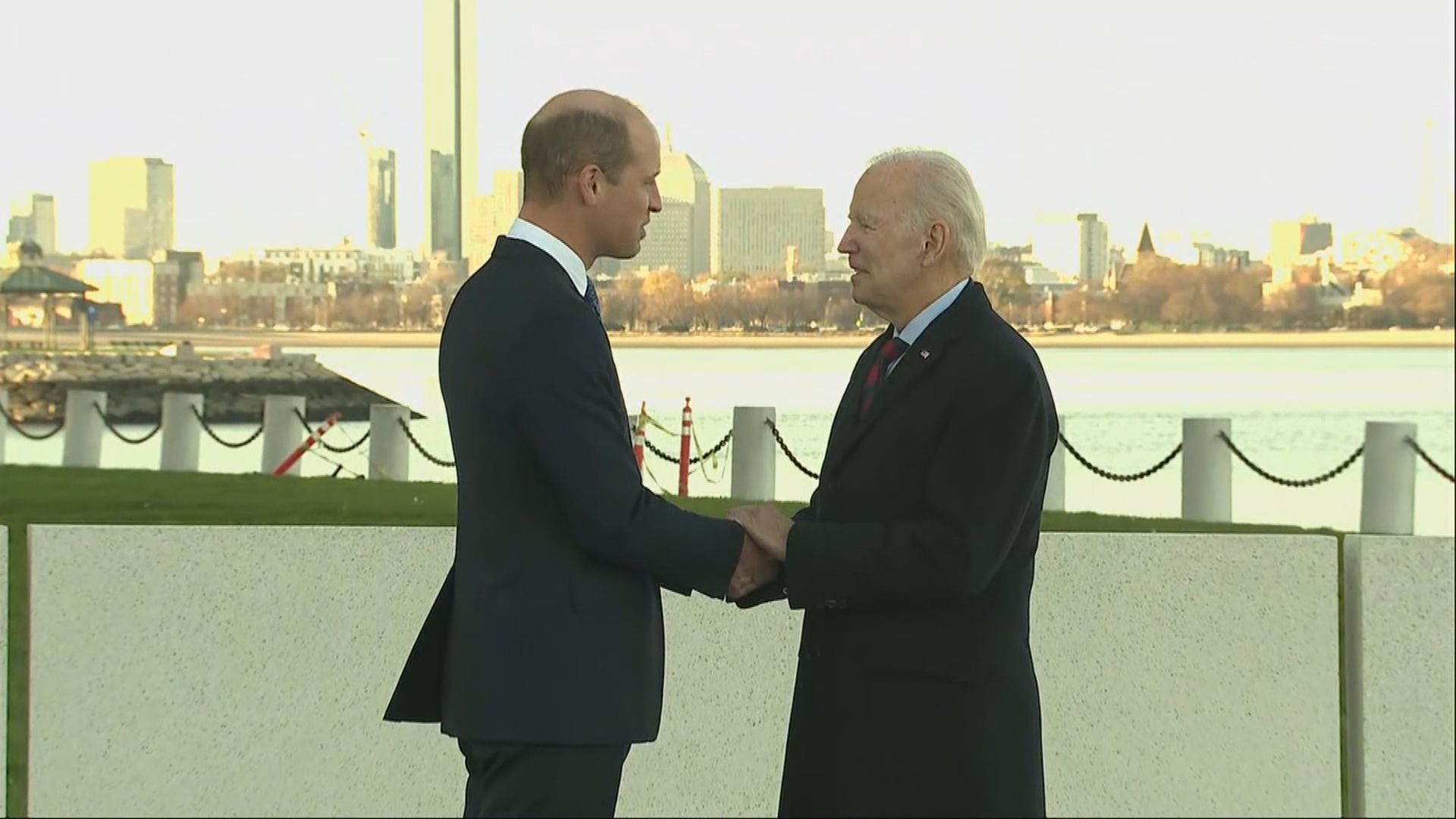 美國總統拜登與英國王儲威廉會面