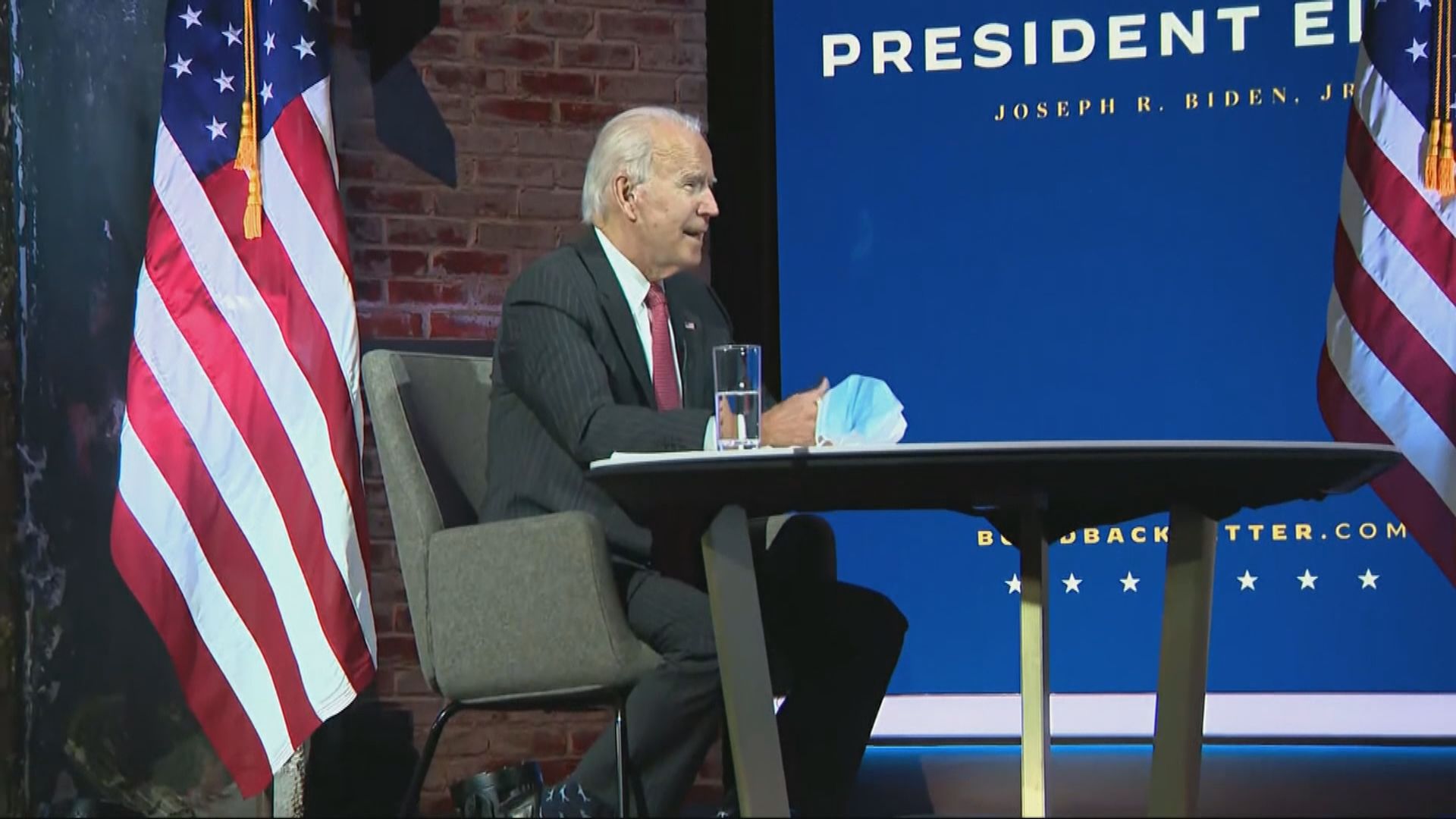 拜登承諾上任後向州政府提供抗疫資源