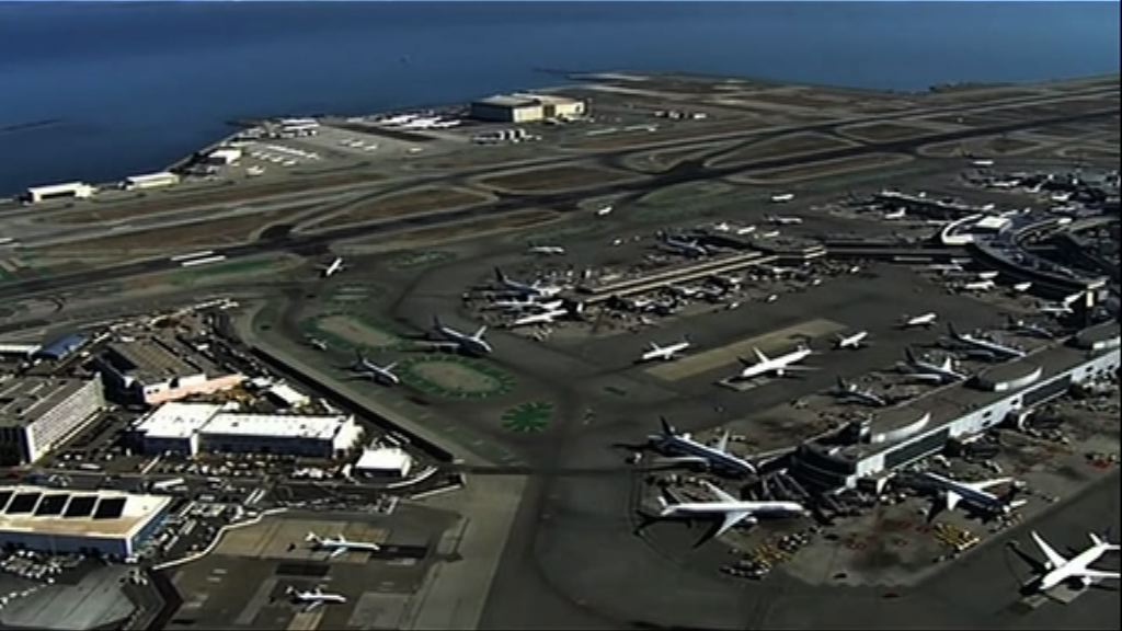 三藩市國際機場幾乎發生撞機事件