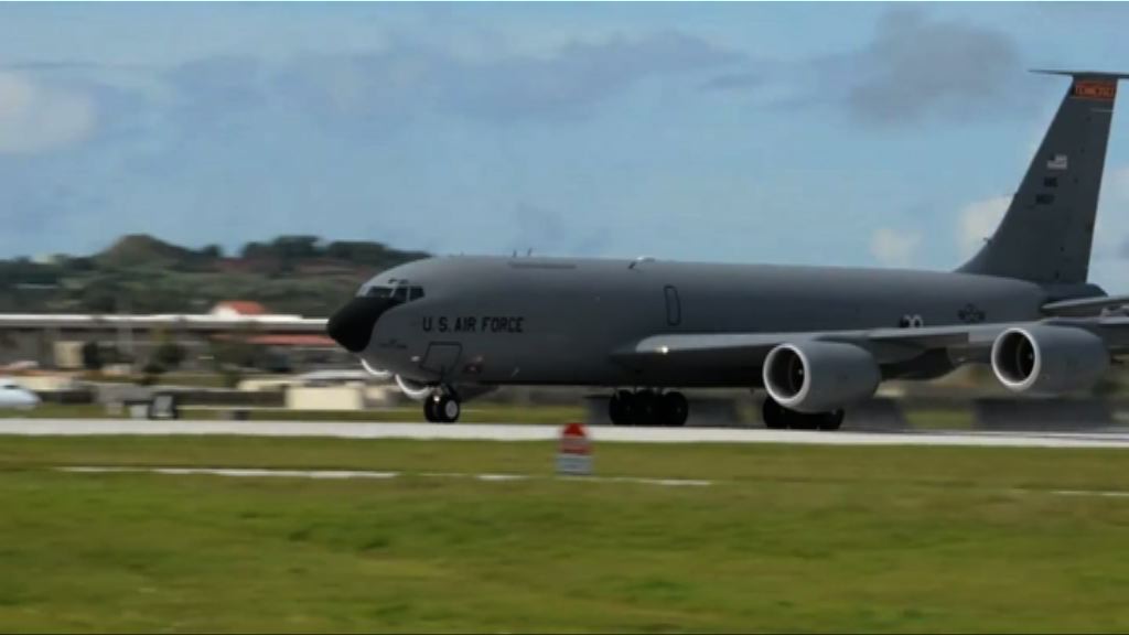 美軍轟炸機於朝鮮半島附近演習