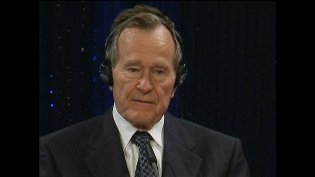 美國前總統老布殊入院留醫