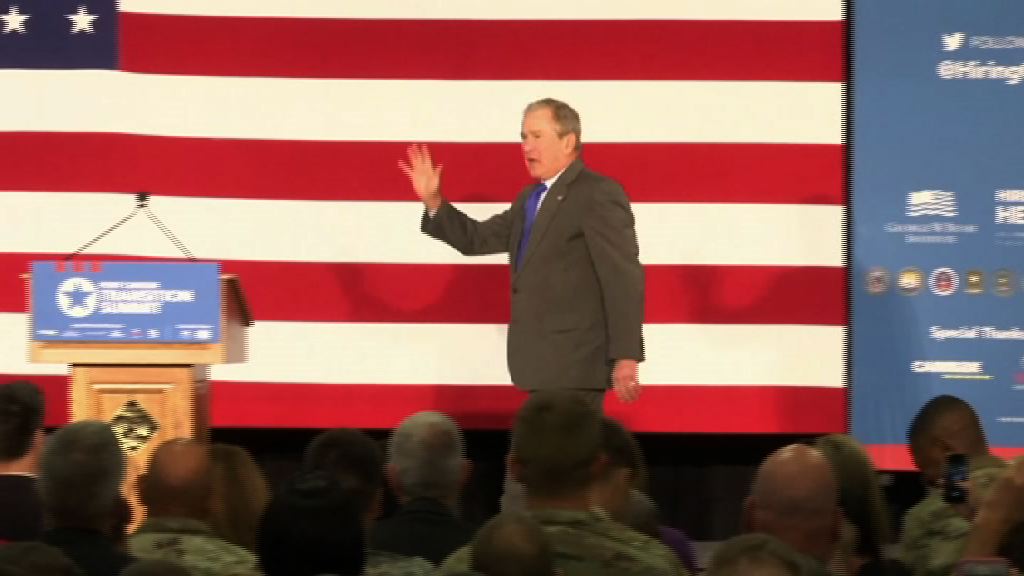 喬治布殊評論特朗普入境禁令